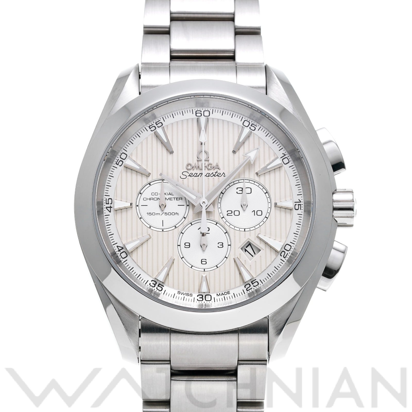 オメガ / OMEGA シーマスター アクアテラ コーアクシャル クロノグラフ 231.10.44.50.09.001 ホワイト/シルバー メンズ 時計 【中古】【wristwatch】