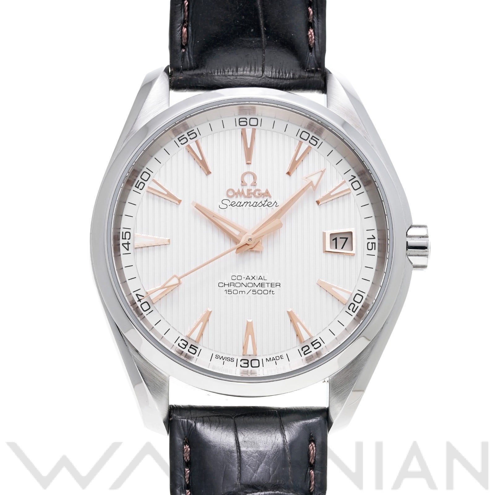 シーマスター アクアテラ コーアクシャル 231.13.42.21.02.002 シルバー オメガ OMEGA メンズ 【中古】