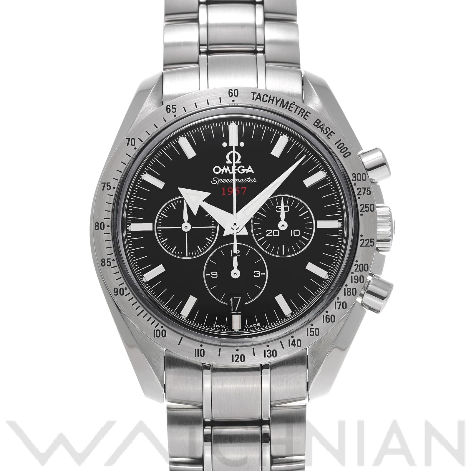 オメガ / OMEGA スピードマスター ブロードアロー 1957 コーアクシャル 321.10.42.50.01.001 ブラック メンズ 時計 【中古】【wristwatch】