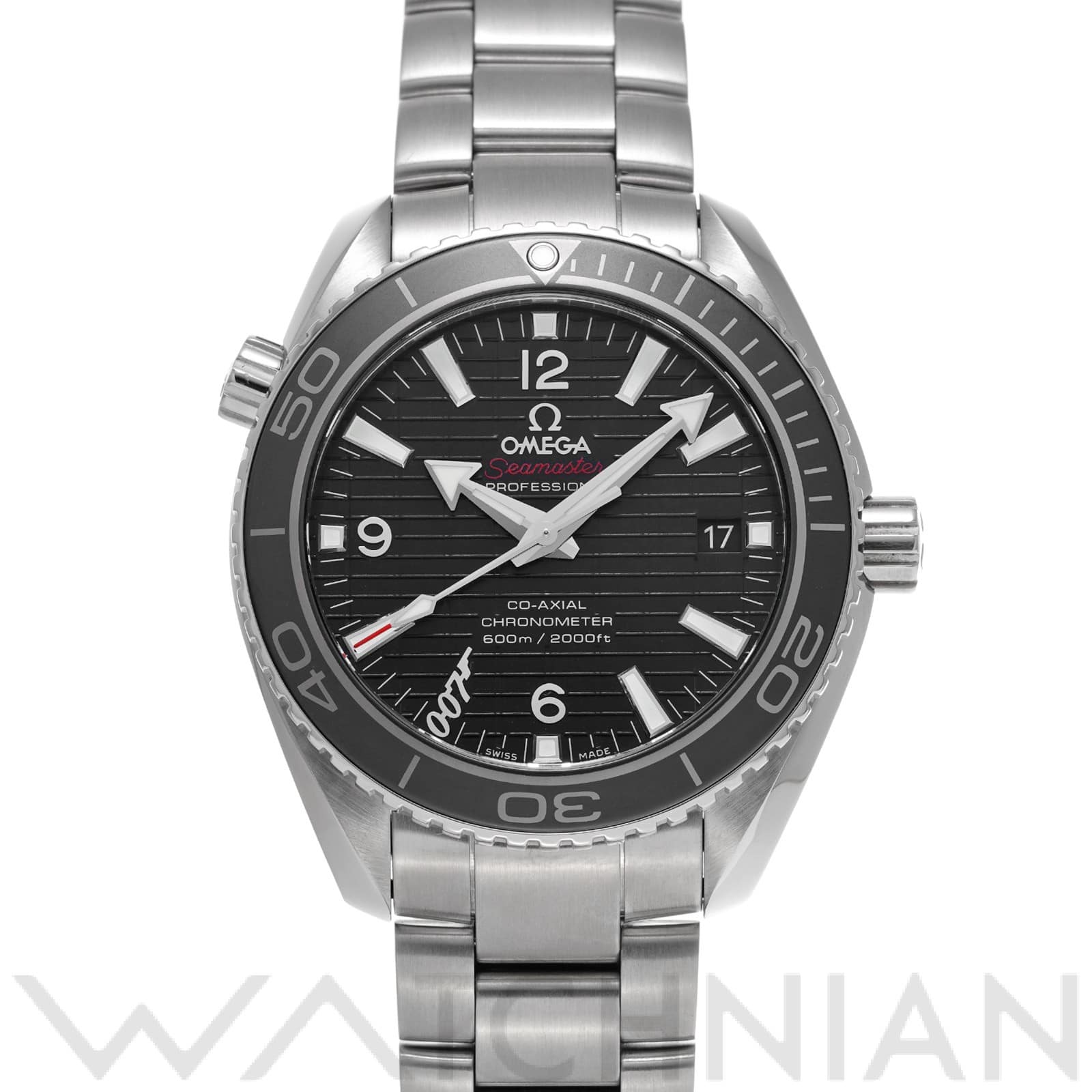 オメガ / OMEGA シーマスター プラネットオーシャン 600 コーアクシャル 007 SKYFALL 232.30.42.21.01.004 ブラック メンズ 時計 【中古】【wristwatch】