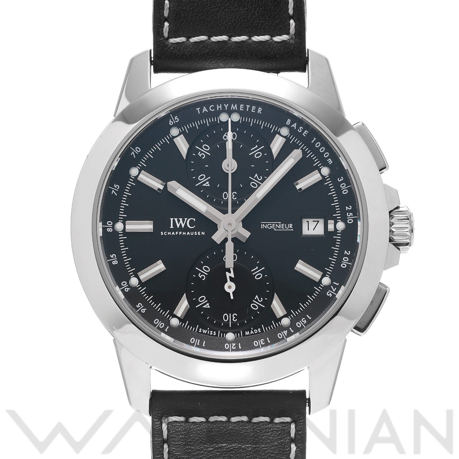 IWC インヂュニア クロノグラフ スポーツ IW380901 ブラック メンズ 時計 【中古】【wristwatch】
