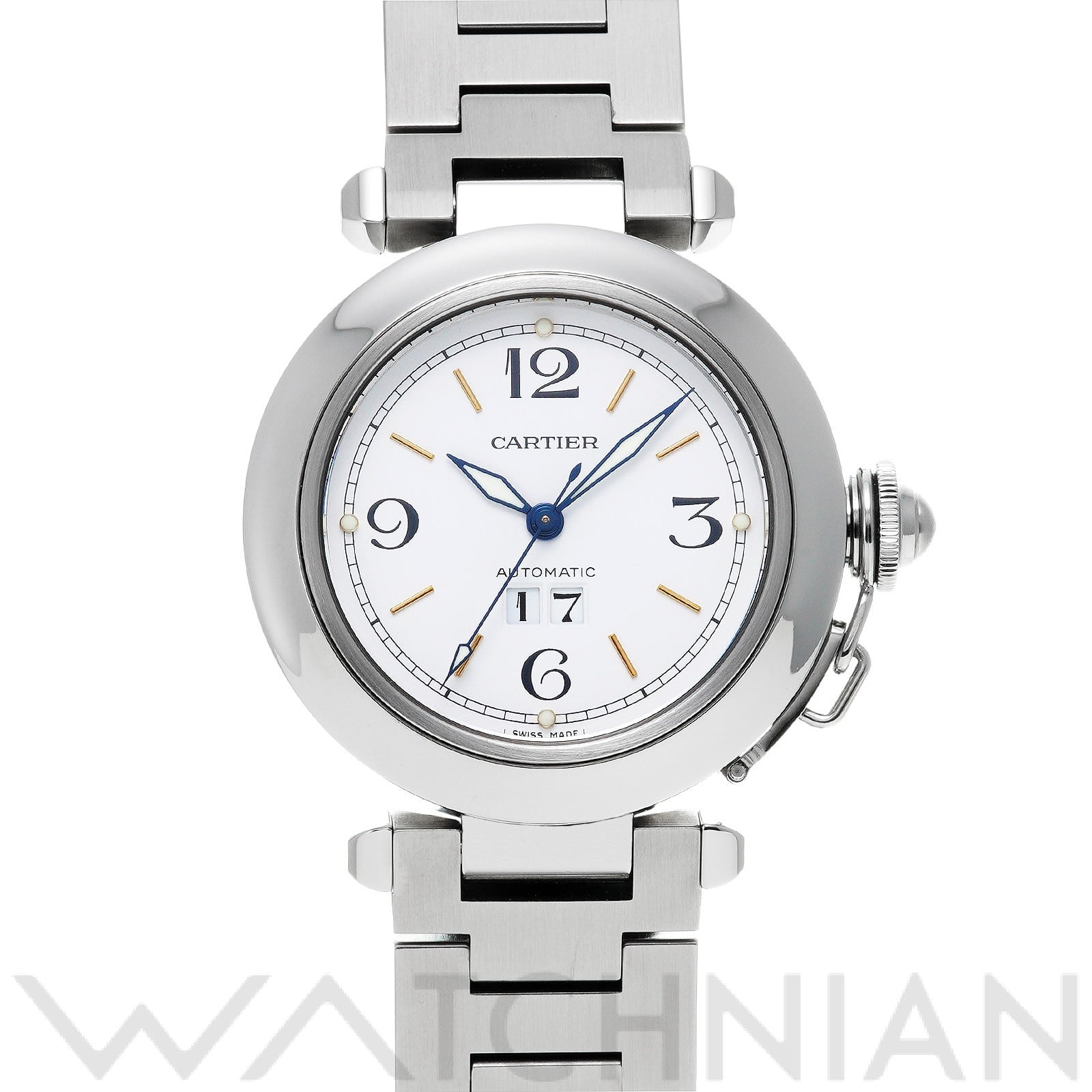 カルティエ / CARTIER パシャC W31044M7 ホワイト ユニセックス 時計 【中古】【wristwatch】