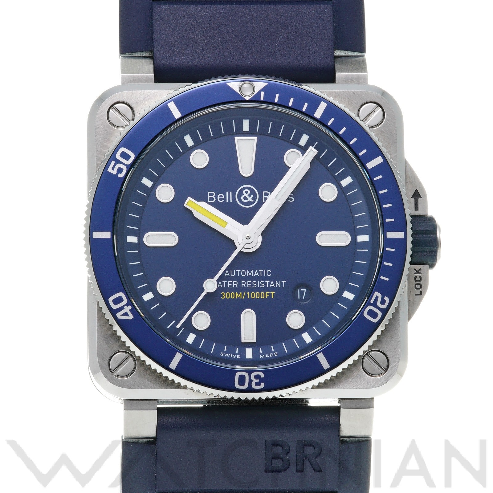 BR 03-92 ダイバー ブルー BR0392-D-BU-ST/SRB ブルー ベル＆ロス Bell＆Ross メンズ 【中古】