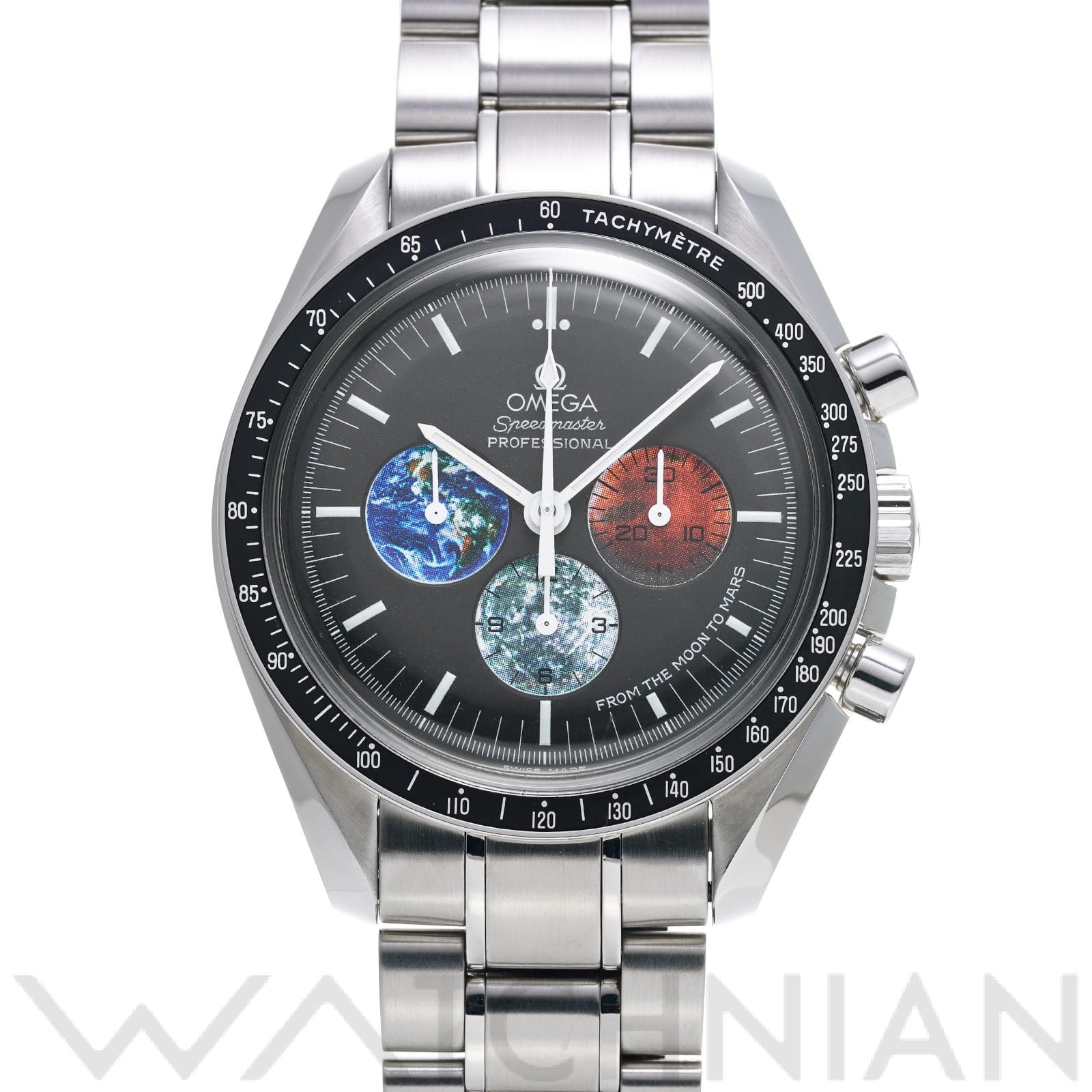 オメガ / OMEGA スピードマスター プロフェッショナル ムーンウォッチ フロムザムーントゥマーズ 3577.50 ブラック メンズ 時計 【中古】【wristwatch】