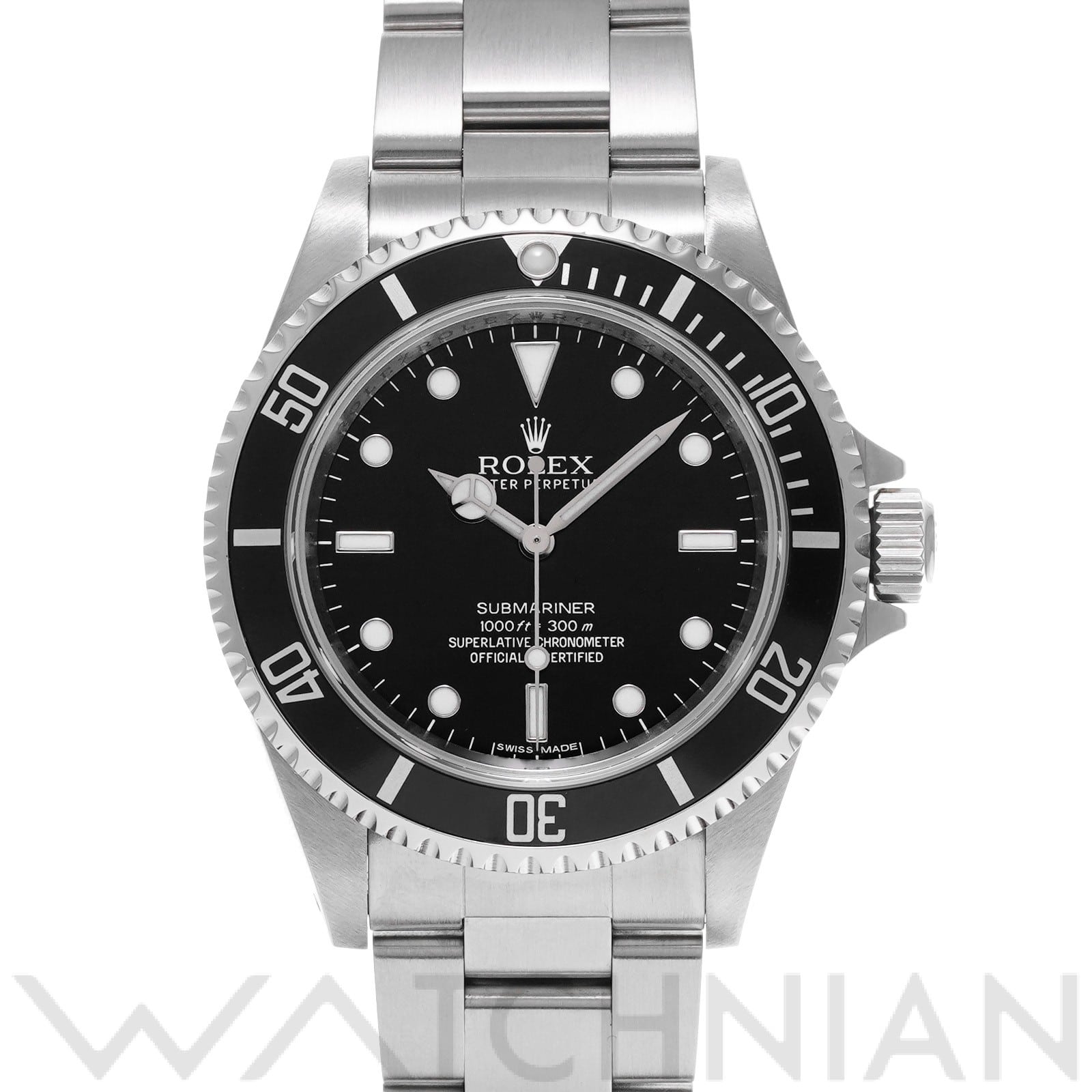 サブマリーナ 14060M ランダムシリアル ブラック ロレックス ROLEX メンズ 【中古】