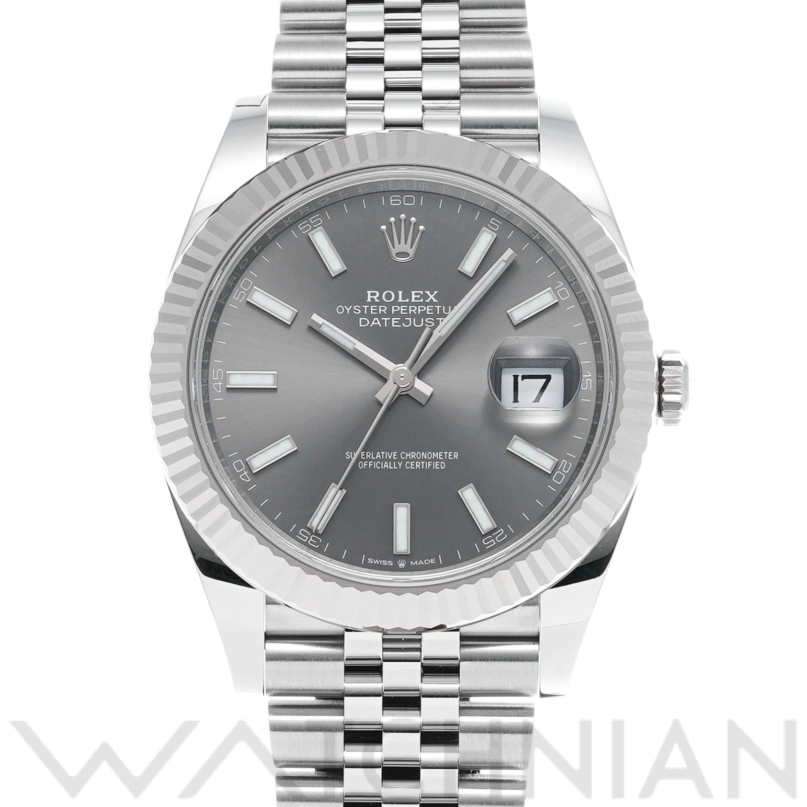 ロレックス デイトジャスト 41 126334 スレート メンズ 時計 【中古】【wristwatch】