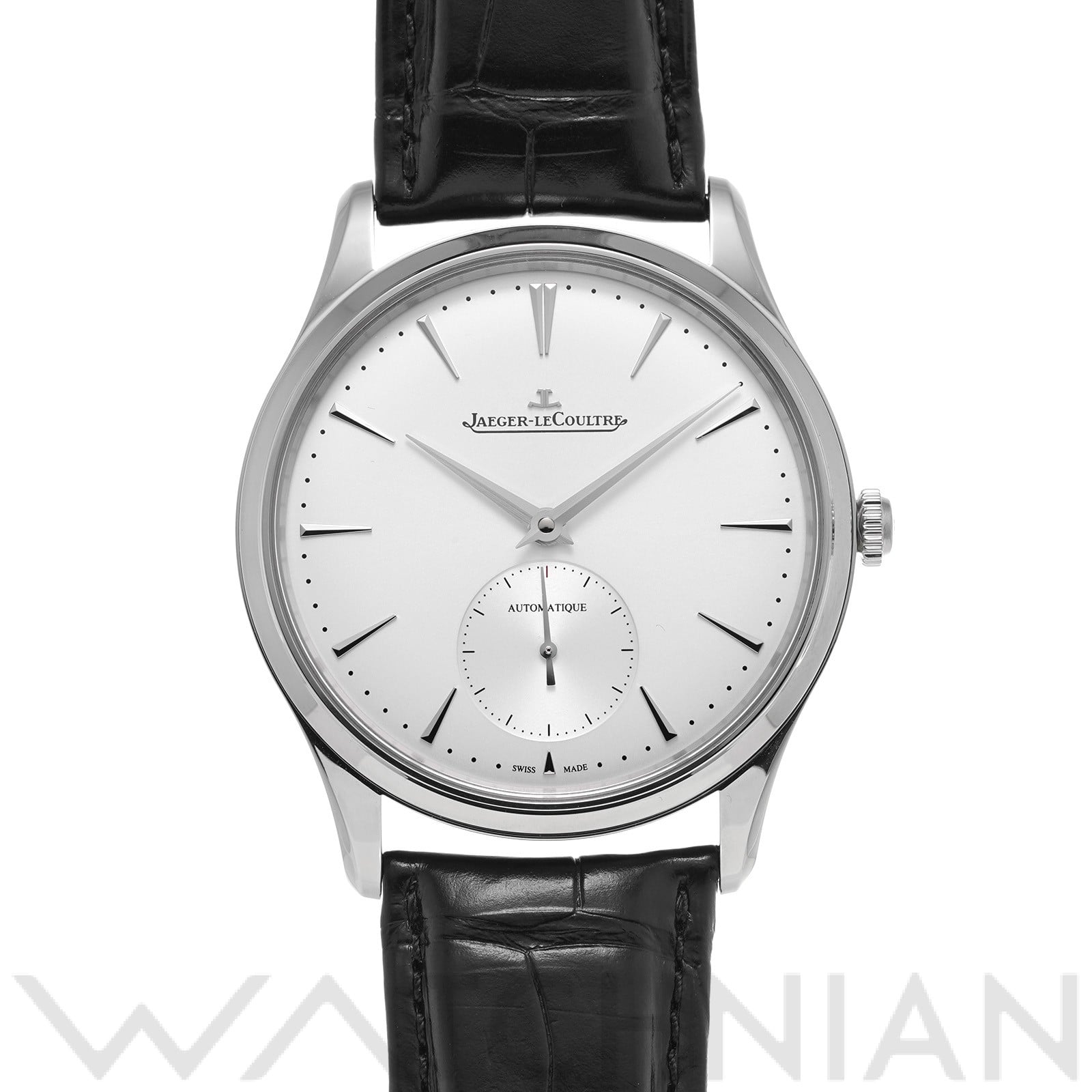 ジャガー ルクルト マスター ウルトラスリム スモールセコンド 39 Q1218420 シルバーグレー メンズ 時計 【中古】【wristwatch】