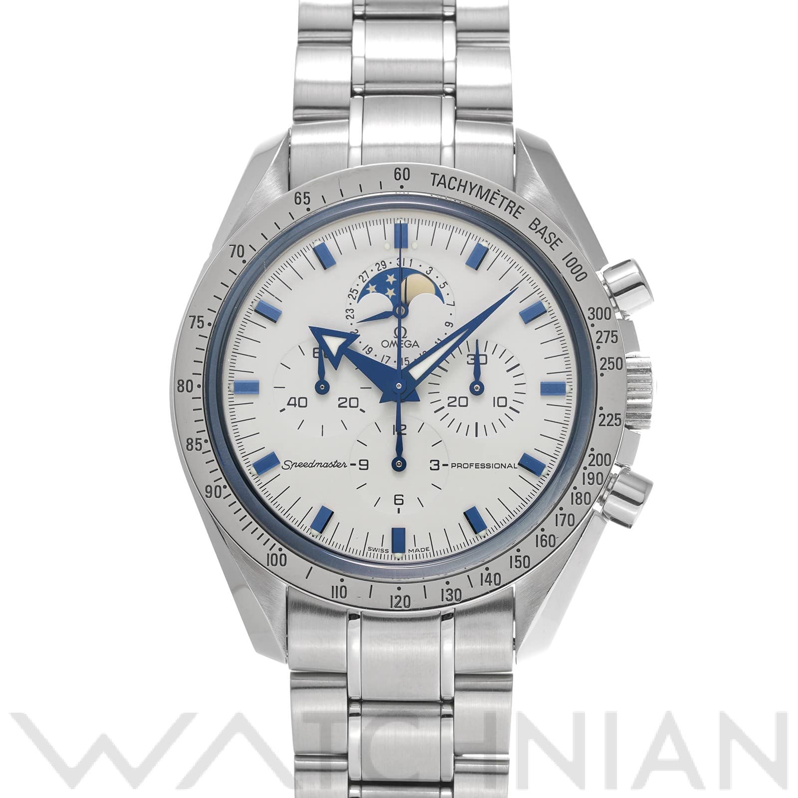 オメガ / OMEGA スピードマスター ムーンウォッチ プロフェッショナル ムーンフェイズ 3575.20 ホワイト メンズ 時計 【中古】【wristwatch】