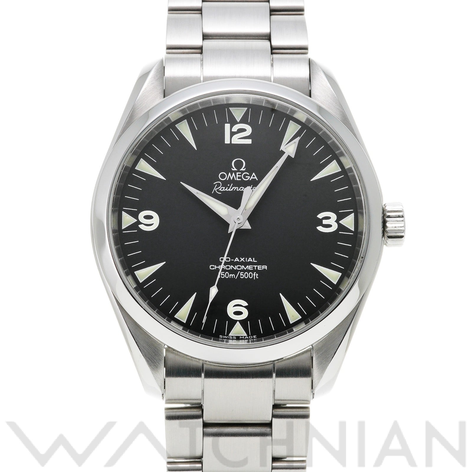 オメガ / OMEGA シーマスター レイルマスター コーアクシャル 2503.52 ブラック メンズ 時計 【中古】【wristwatch】