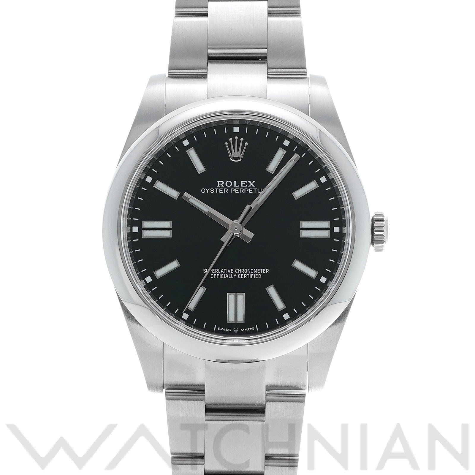 ロレックス オイスターパーペチュアル 41 124300 ブライトブラック メンズ 時計 【未使用】【wristwatch】