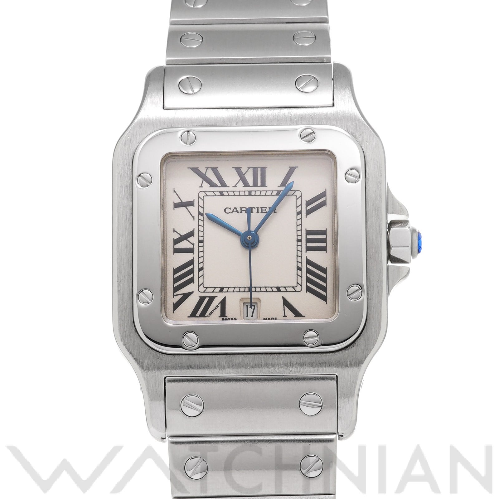カルティエ / CARTIER サントス ガルベ LM W20060D6 シルバー レディース 時計 【中古】【wristwatch】
