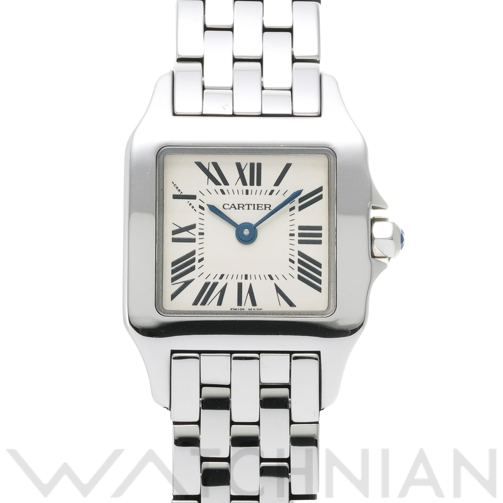 カルティエ / CARTIER サントス ドゥモワゼル LM W25064Z5 シルバー レディース 時計 【中古】【wristwatch】