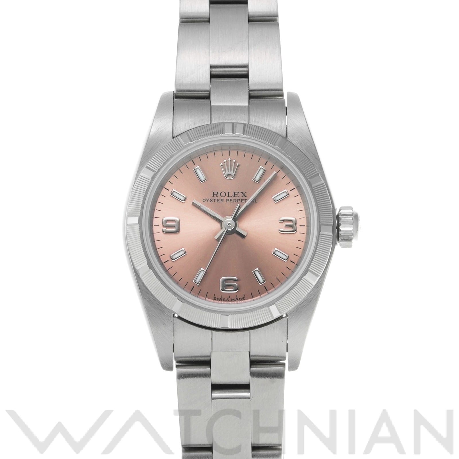 オイスターパーペチュアル 76030 F番(2004年頃製造) ピンク ロレックス ROLEX レディース 【中古】