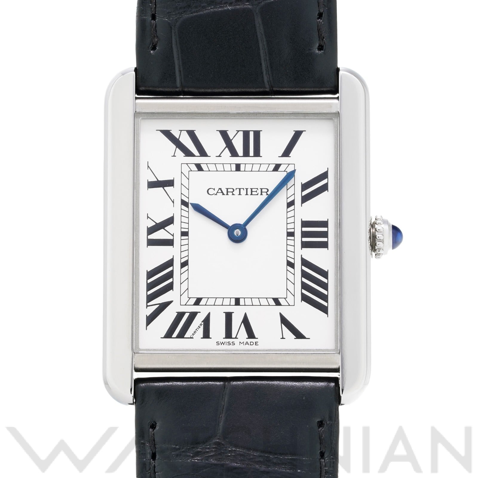 タンクソロ LM W5200003 シルバー カルティエ CARTIER メンズ 【中古】