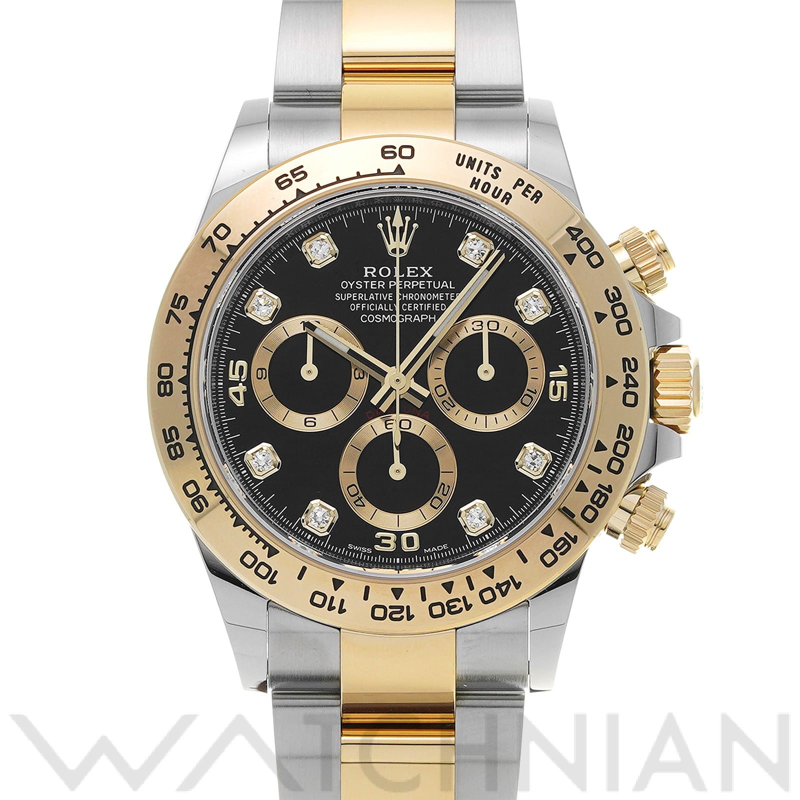 ロレックス コスモグラフ デイトナ 116503G ブラック/ダイヤモンド メンズ 時計 【中古】【wristwatch】