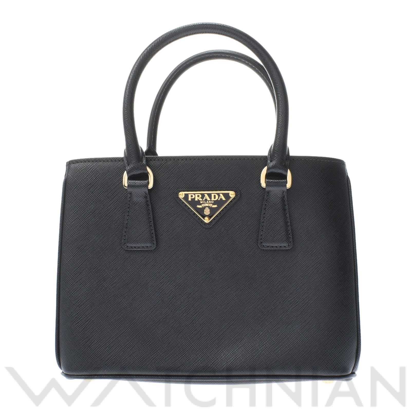 プラダ / PRADA ガレリア ミニバッグ 2WAY ブラック 1BA296 サフィアーノレザー レディース バッグ 【未使用】【bag】