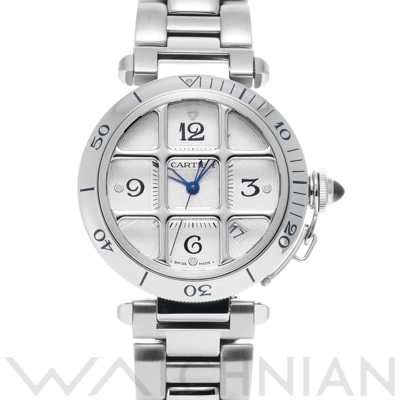 カルティエ / CARTIER パシャ グリッド W31040H3 シルバー メンズ 時計 【中古】【wristwatch】