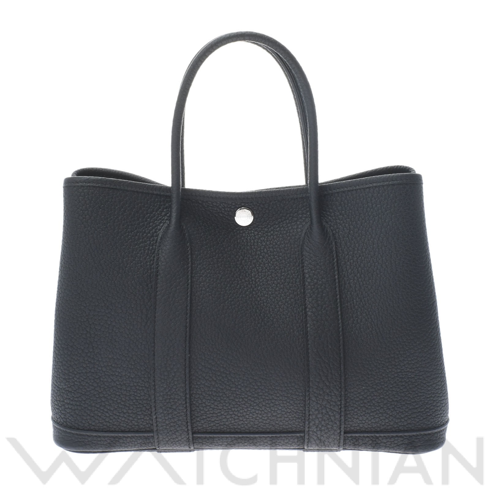 ガーデンパーティ TPM 黒/パラジウム金具 ネゴンダ HERMES エルメス レディース 【中古】
