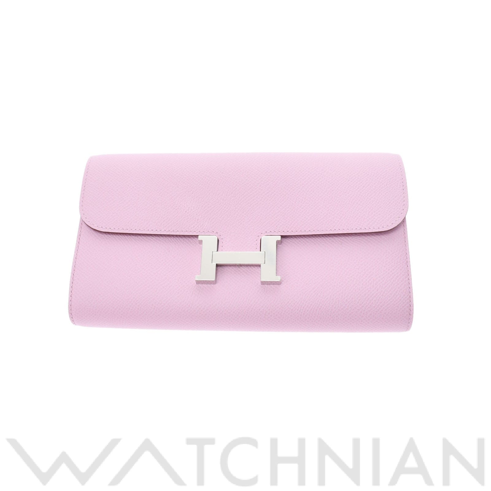 エルメス コンスタンスロング トゥーゴー ショルダーウォレット モーヴシルベストル/パラジウム金具 ヴォーエプソン レディース 財布 【新品】【purse】