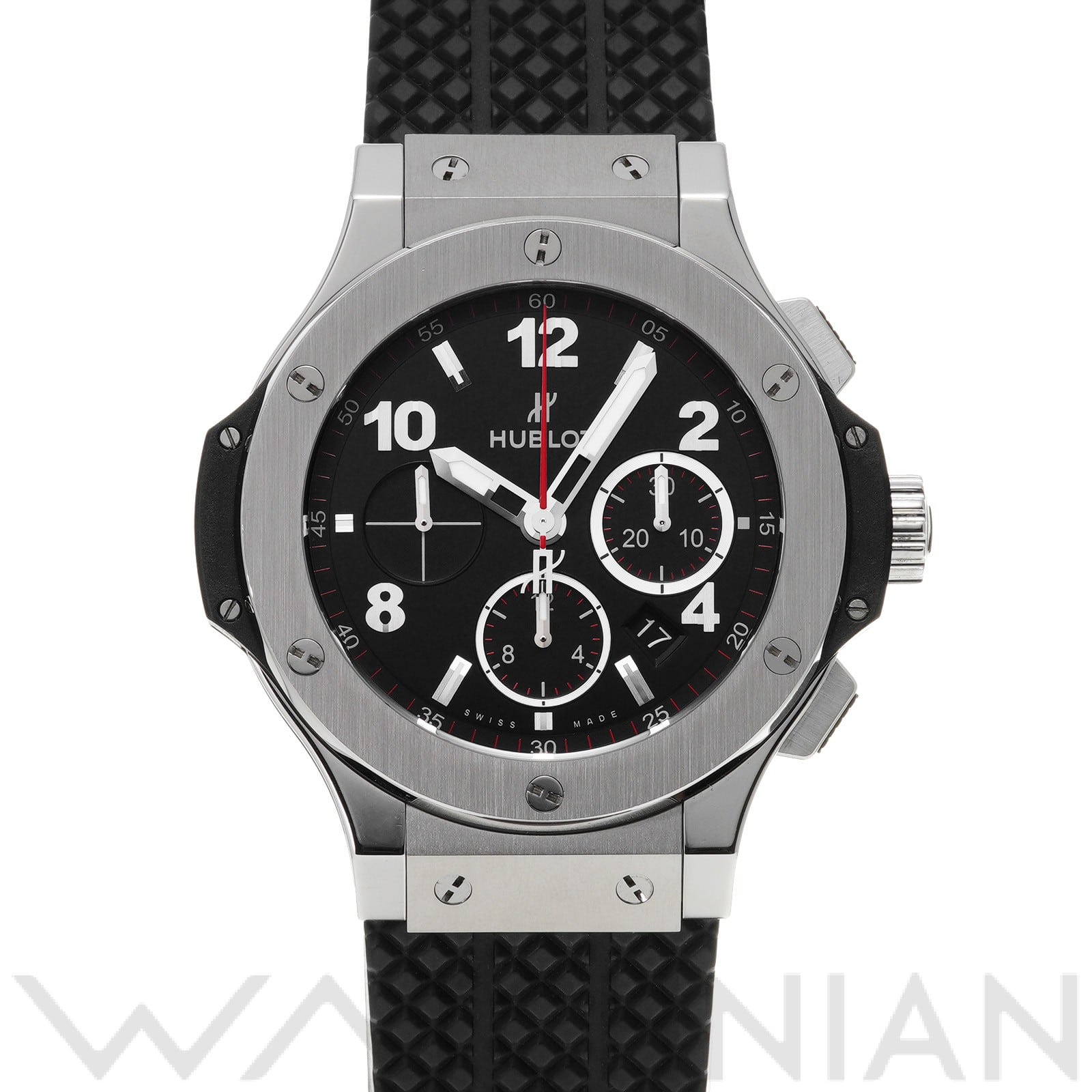 ビッグバン スチール 301.SX.130.RX マットブラック ウブロ HUBLOT メンズ 【中古】