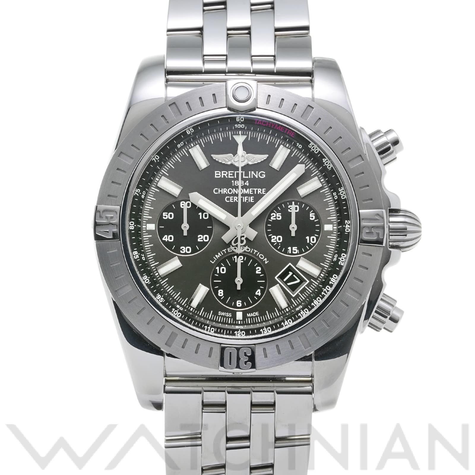 ブライトリング / BREITLING クロノマット 44 スペシャル AB01151A/F577 グレー/ブラック メンズ 時計 【中古】【wristwatch】