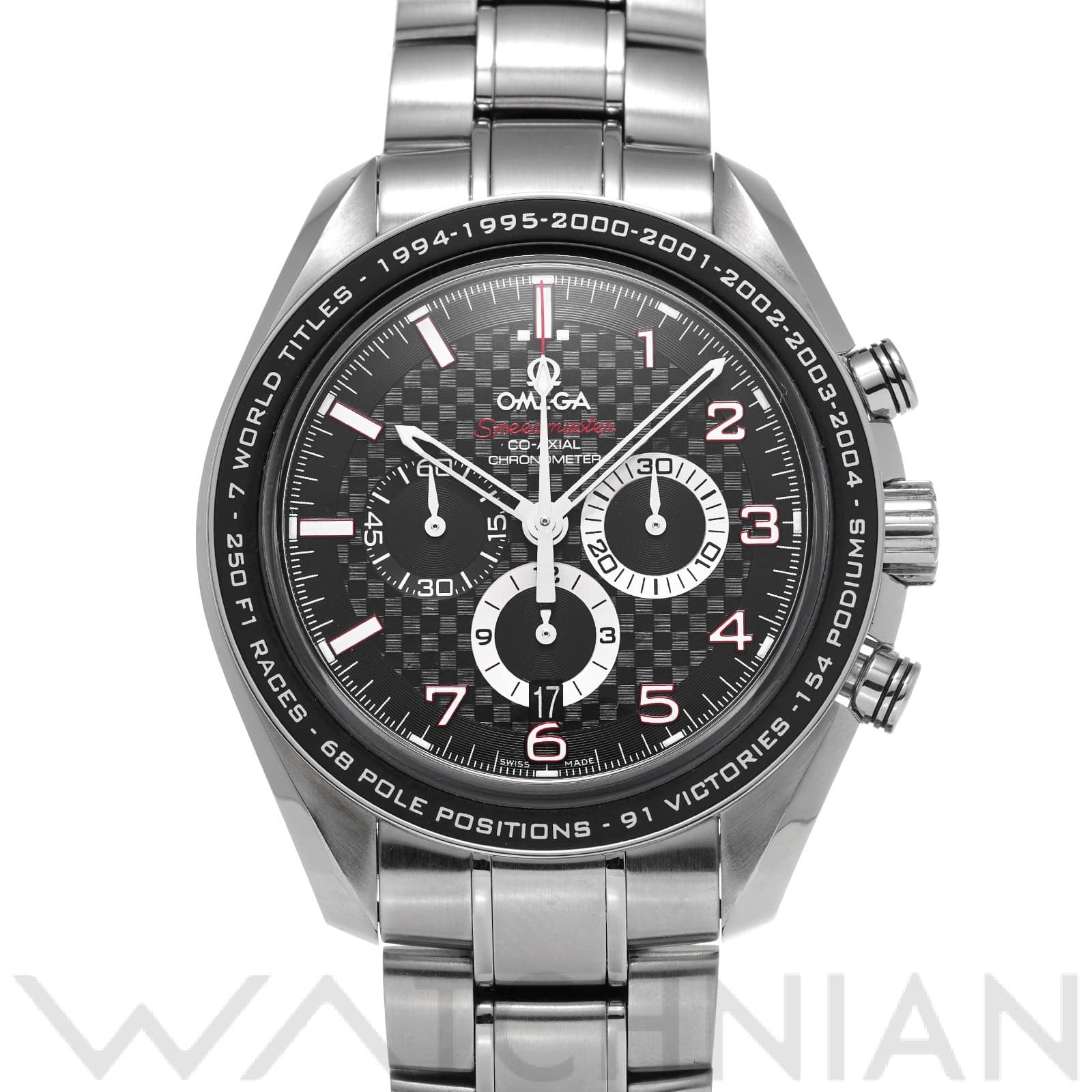 オメガ / OMEGA スピードマスター レジェンド コーアクシャル ミハエル・シューマッハ 321.30.44.50.01.001 ブラック メンズ 時計 【中古】【wristwatch】