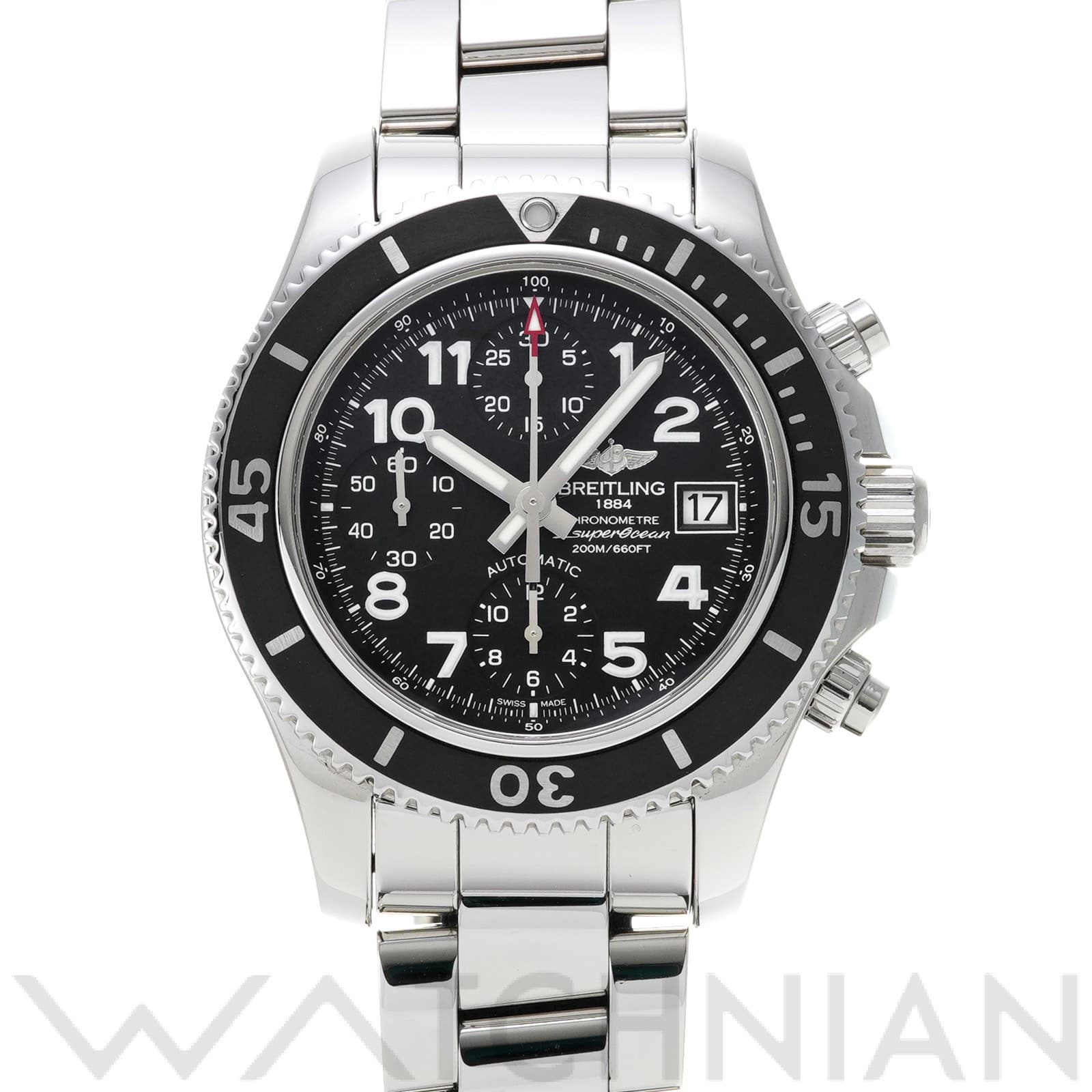 ブライトリング / BREITLING スーパーオーシャン クロノグラフ 42 A13311C9/BE93 ブラック メンズ 時計 【中古】【wristwatch】