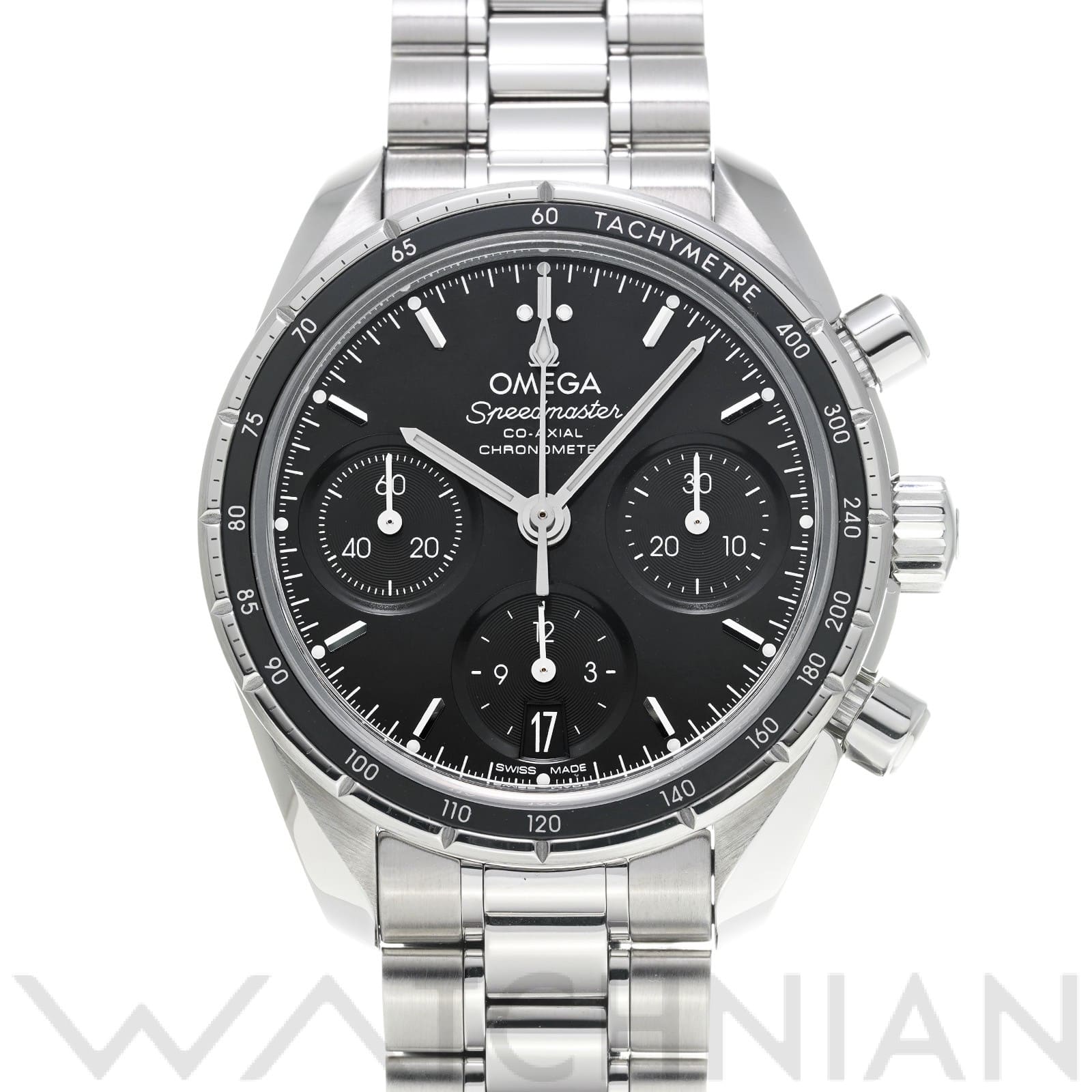 オメガ / OMEGA スピードマスター 38 コーアクシャル 324.30.38.50.01.001 ブラック メンズ 時計 【中古】【wristwatch】