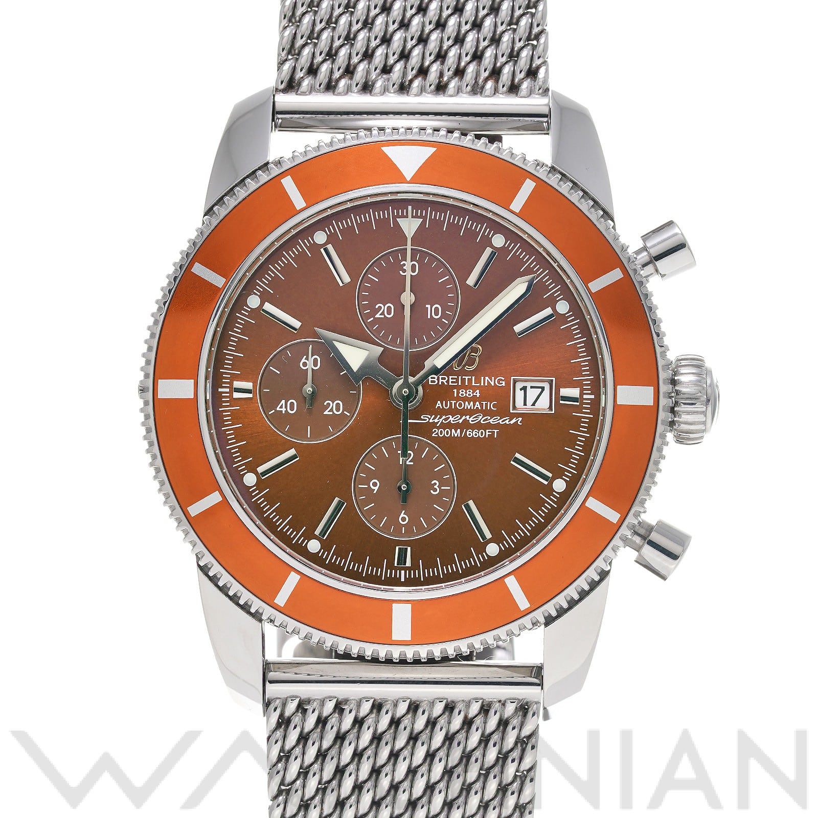 ブライトリング / BREITLING スーパーオーシャン ヘリテージ クロノグラフ 46 A272Q53OCA ブラウン メンズ 時計 【中古】【wristwatch】