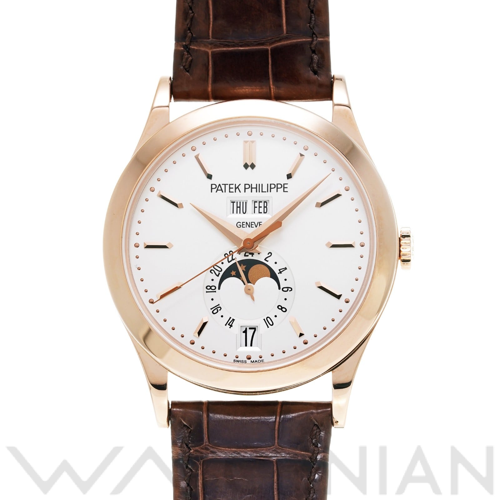 コンプリケーション アニュアルカレンダー ムーンフェイズ 5396R-011 オパーリン パテック フィリップ PATEK PHILIPPE メンズ 【中古】