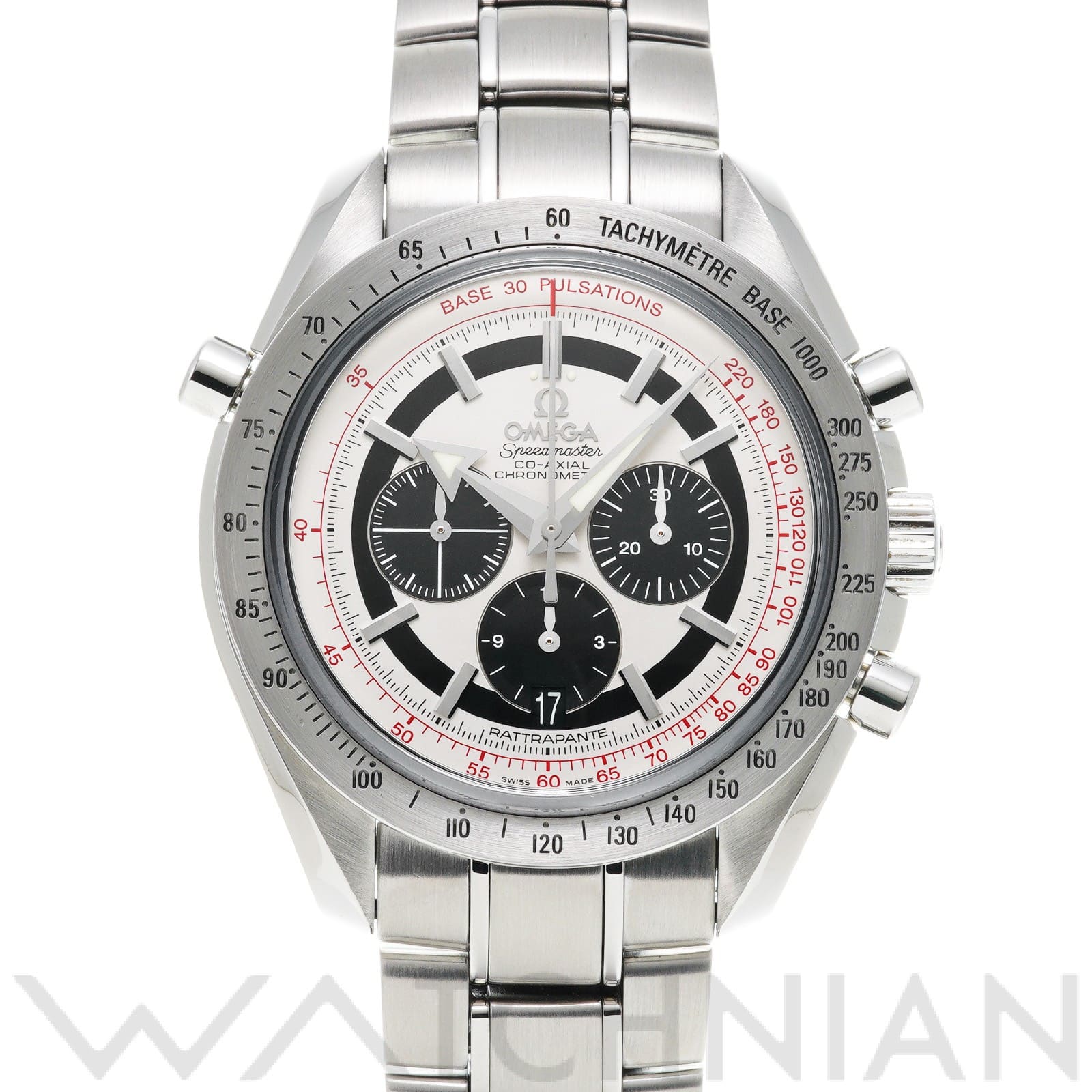 オメガ / OMEGA スピードマスター ブロードアロー ラトラパンテ コーアクシャル 3582.31 シルバー/ブラック メンズ 時計 【中古】【wristwatch】