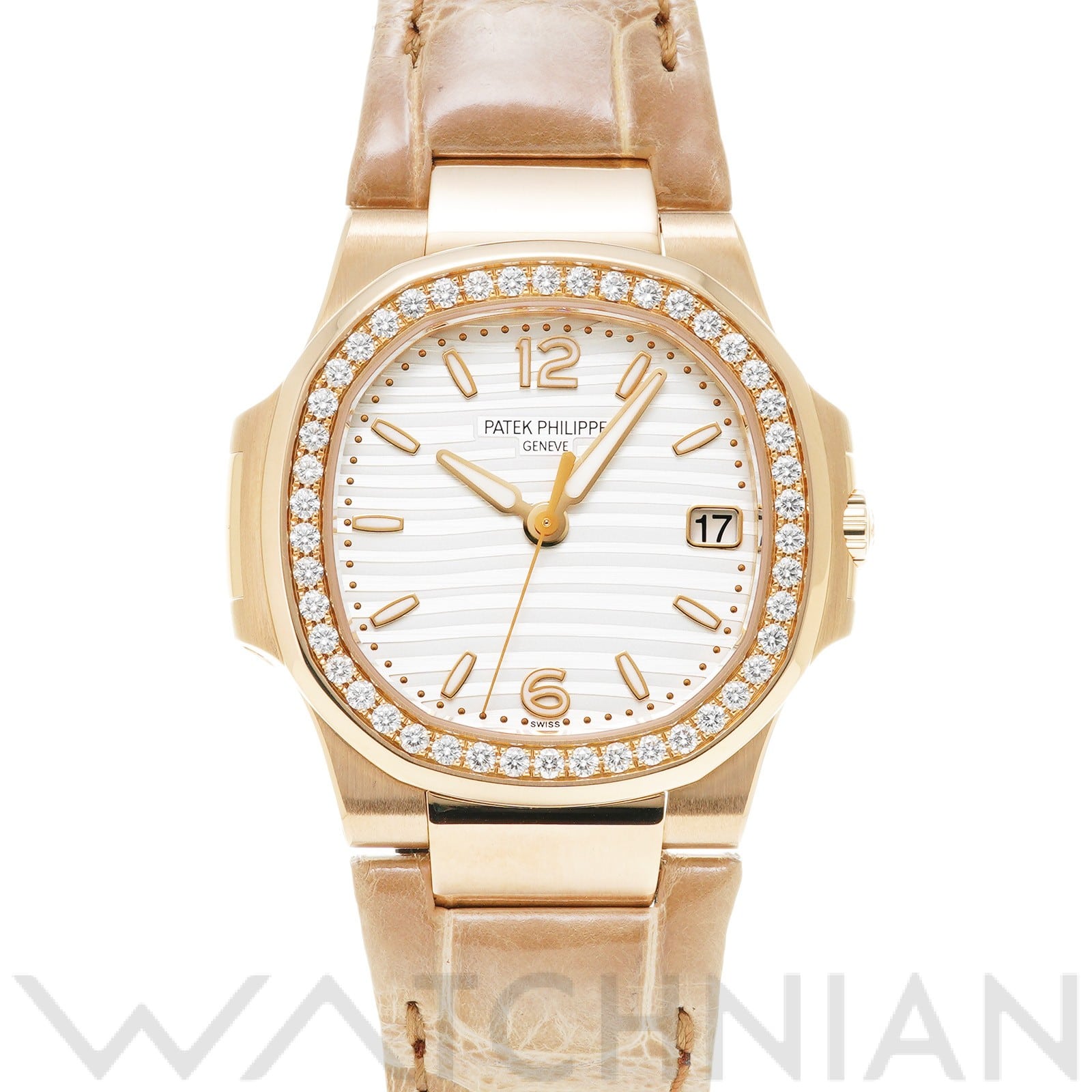 パテック フィリップ ノーチラス 7010R-011 シルバー レディース 時計 【中古】【wristwatch】