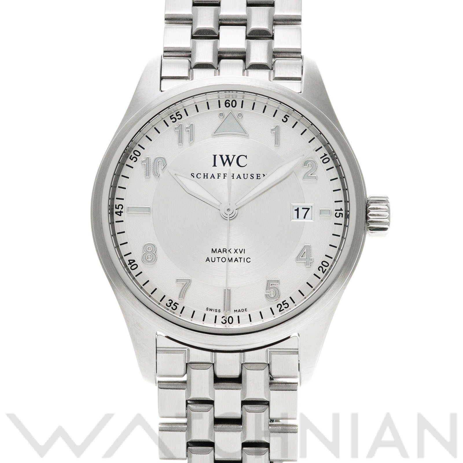 IWC スピットファイア マークXVI IW325505 シルバー メンズ 時計 【中古】【wristwatch】