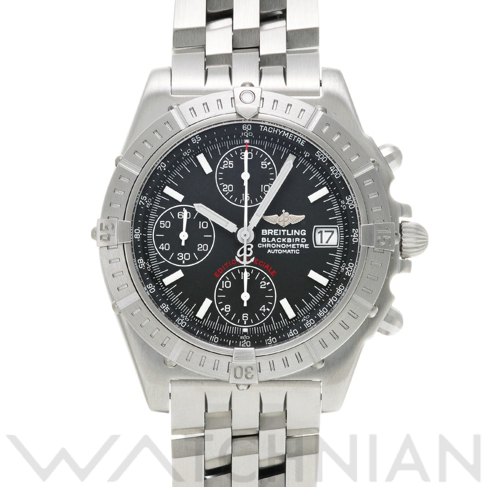 ブライトリング / BREITLING クロノマット ブラックバード A140BLBPAS ブラック メンズ 時計 【中古】【wristwatch】