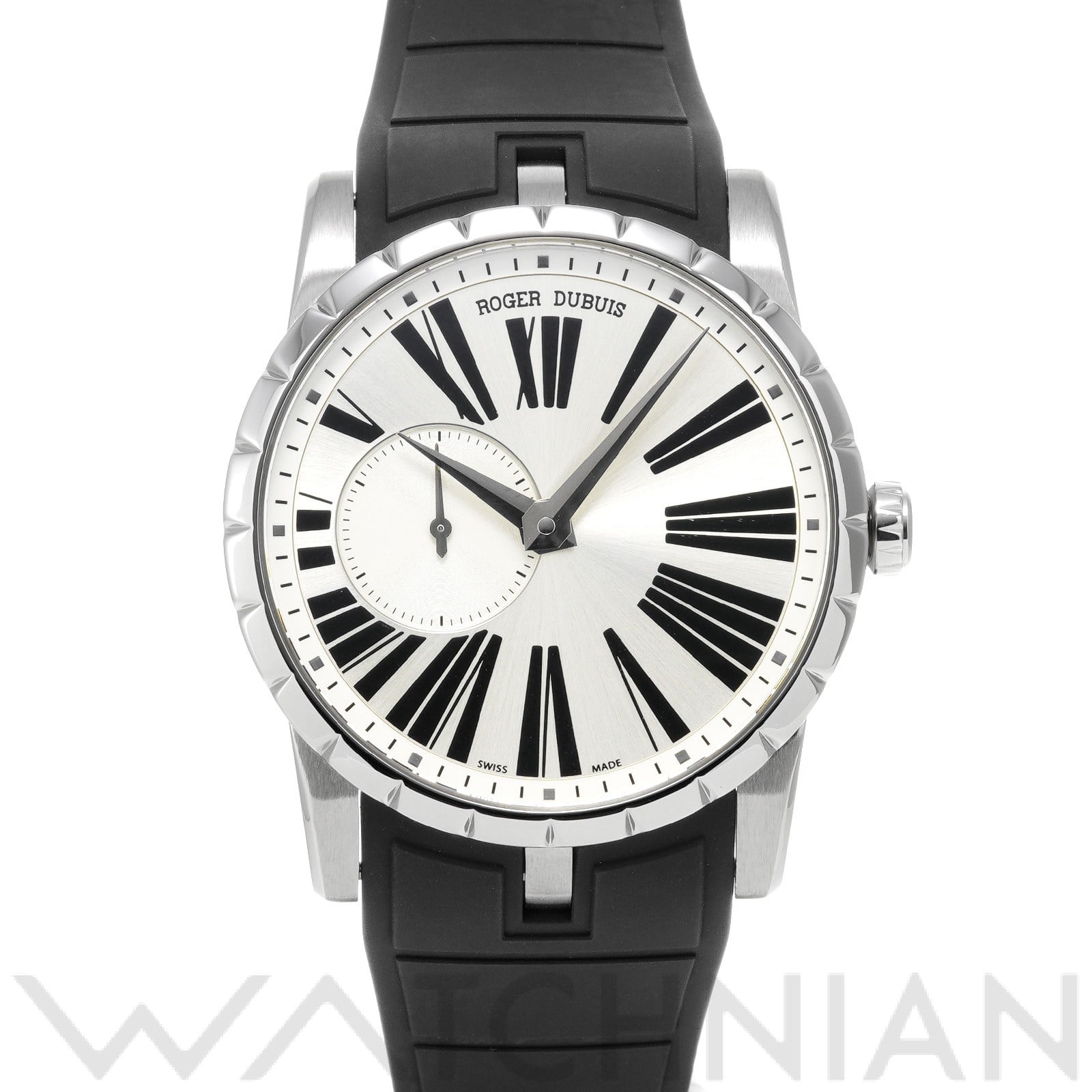 エクスカリバー 42 DBEX0354 シルバー ロジェ デュブイ ROGER DUBUIS メンズ 【中古】