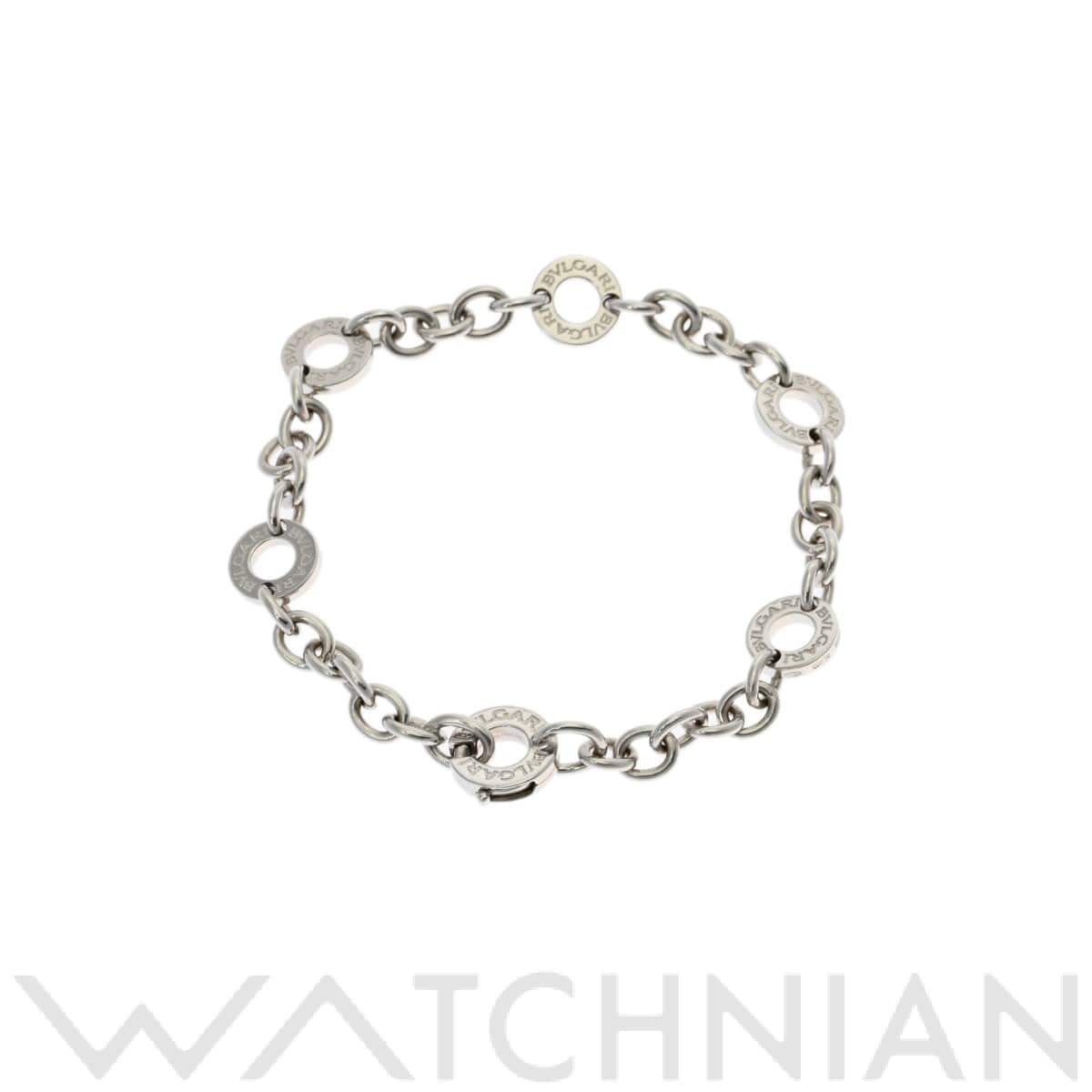 ブルガリ ブルガリブルガリ シルバー K18ホワイトゴールド WG レディース ジュエリー 【中古】【jewelry】