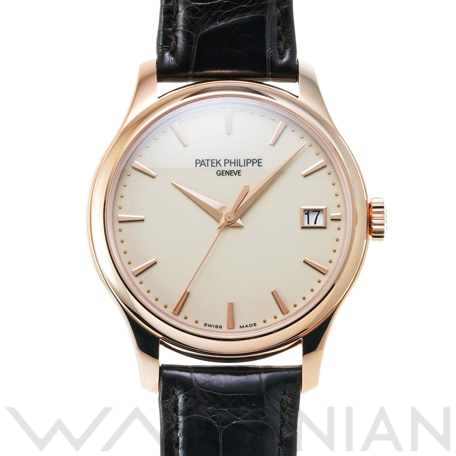 カラトラバ 5227R-001 ラック・アイボリー パテックフィリップ PATEK PHILIPPE メンズ 【中古】