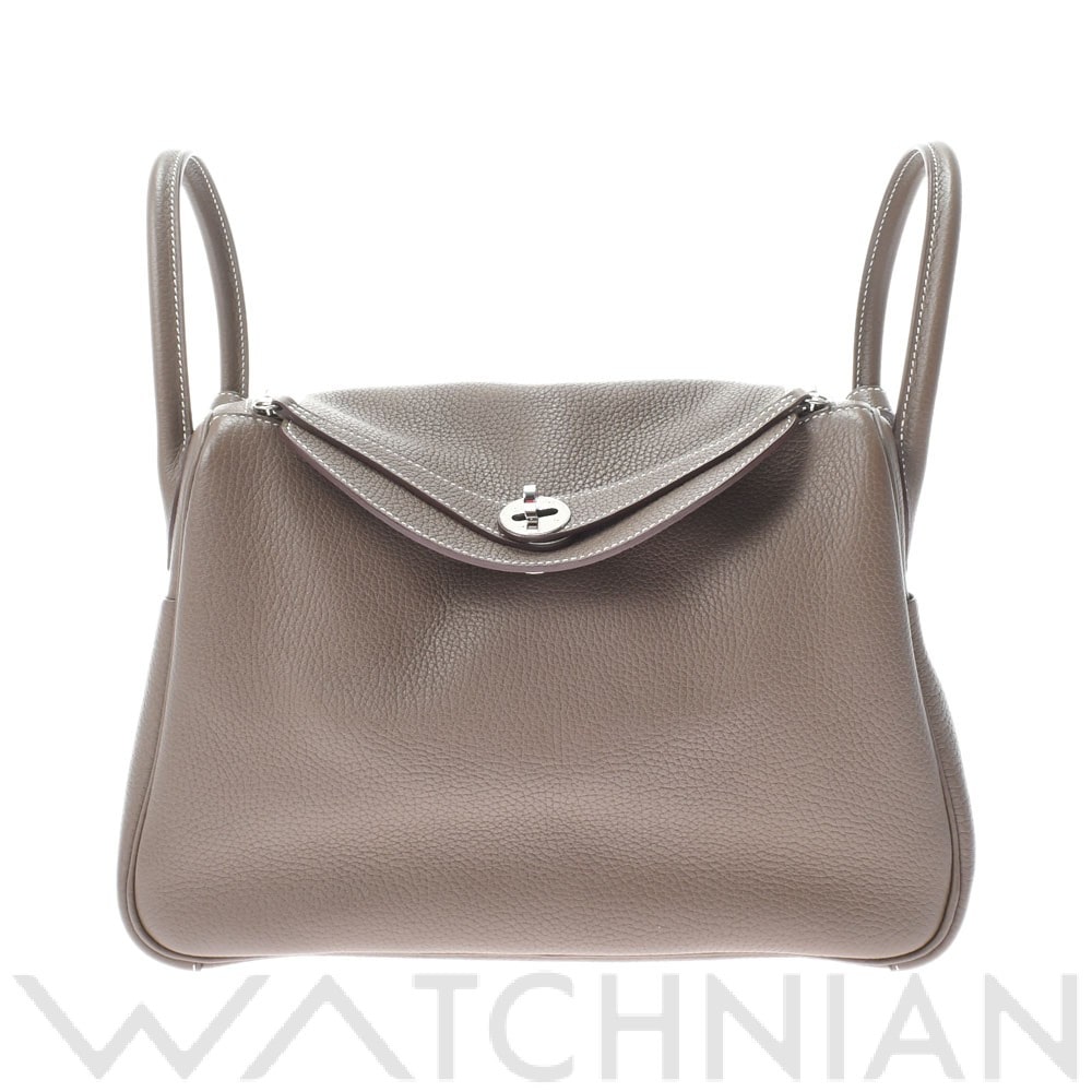 リンディ 30 2WAY エトゥープ/パラジウム金具 トリヨンクレマンス HERMES エルメス レディース 【中古】