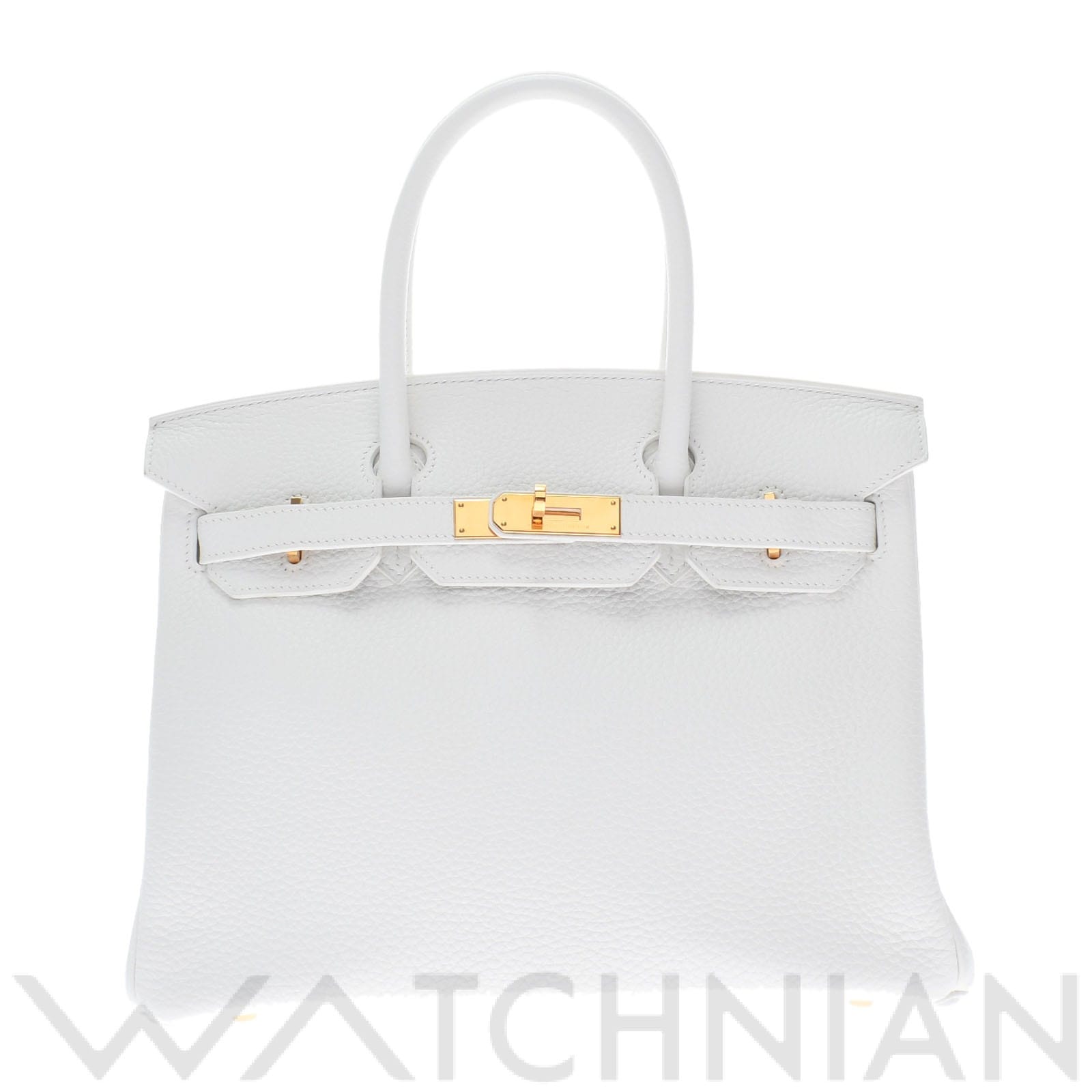 バーキン 30 ブロン/ゴールド金具 トリヨンクレマンス HERMES エルメス レディース 【中古】