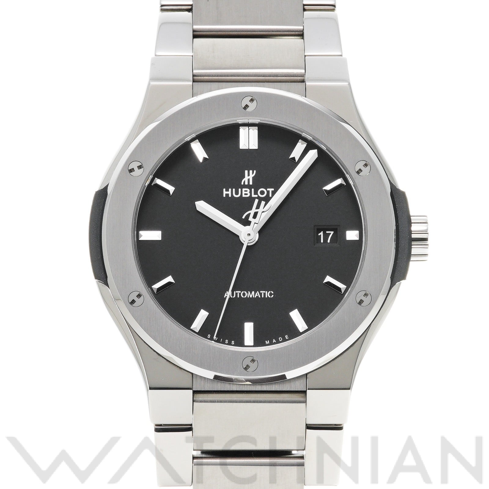 ウブロ / HUBLOT クラシックフュージョン チタニウム 511.NX.1170.NX ブラック メンズ 時計 【中古】【wristwatch】