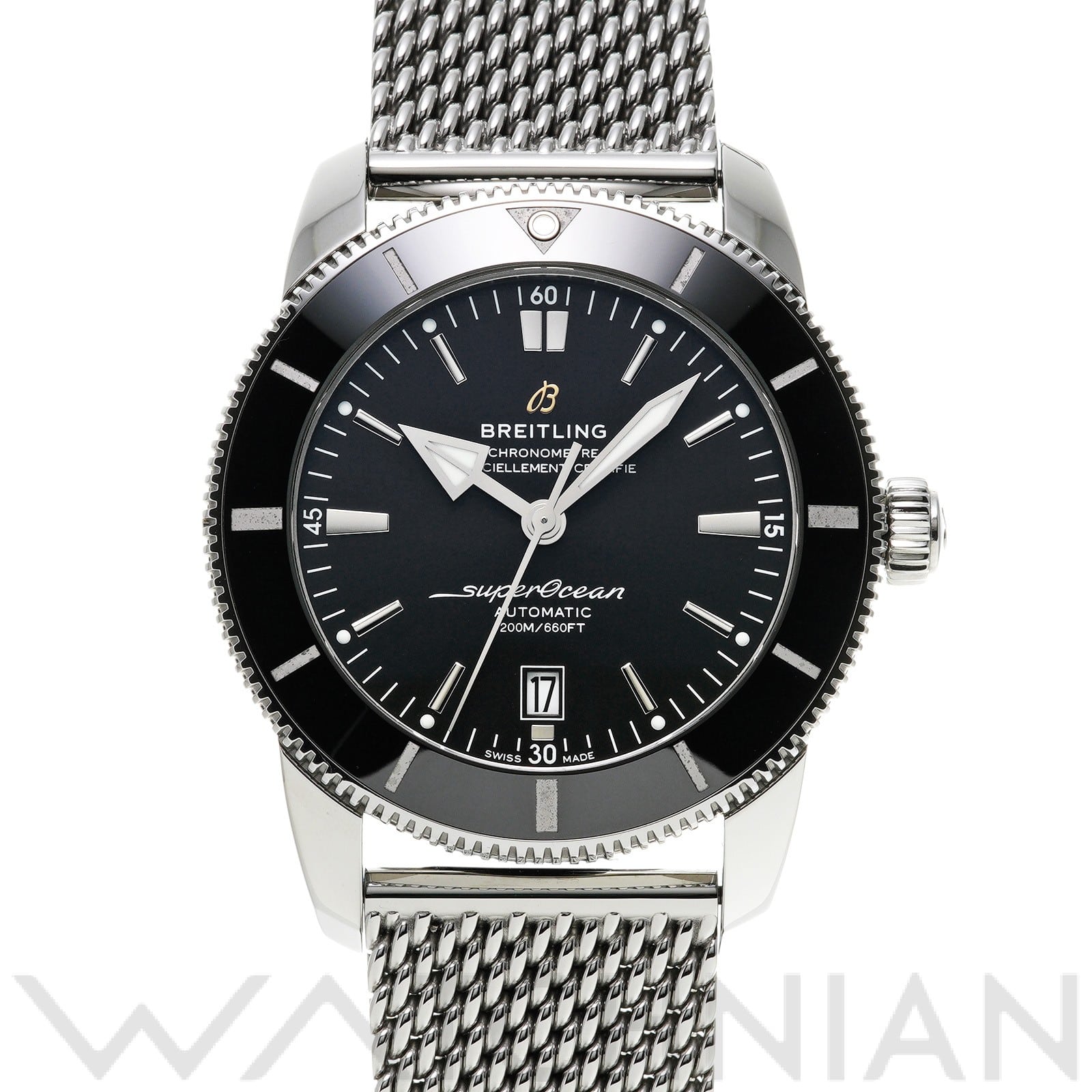 ブライトリング / BREITLING スーパーオーシャン ヘリテージ II B20 オートマチック 46 AB2020121B1A1 ブラック メンズ 時計 【中古】【wristwatch】