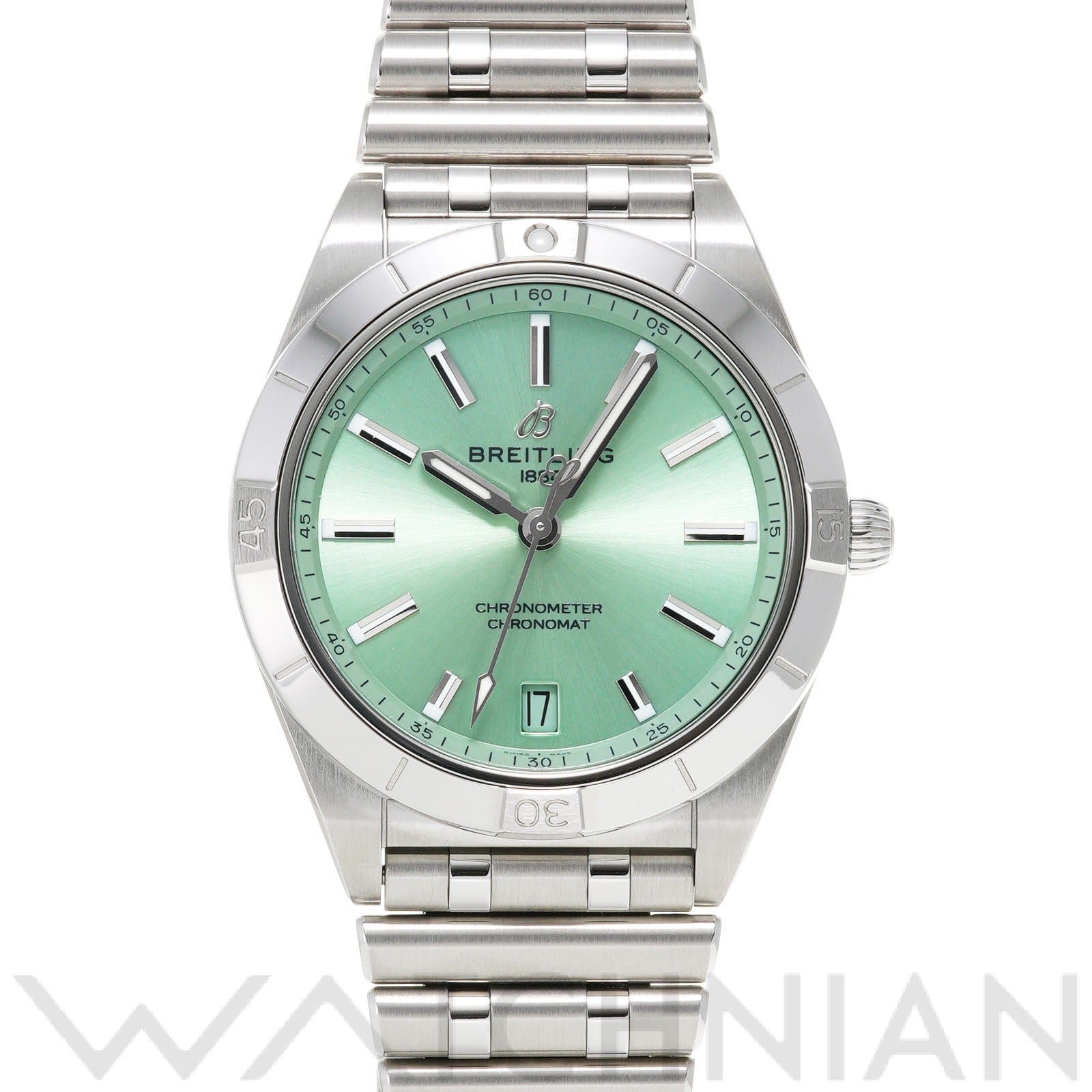 ブライトリング / BREITLING クロノマット オートマチック 36 A10380101C1A1 ミントグリーン ユニセックス 時計 【中古】【wristwatch】