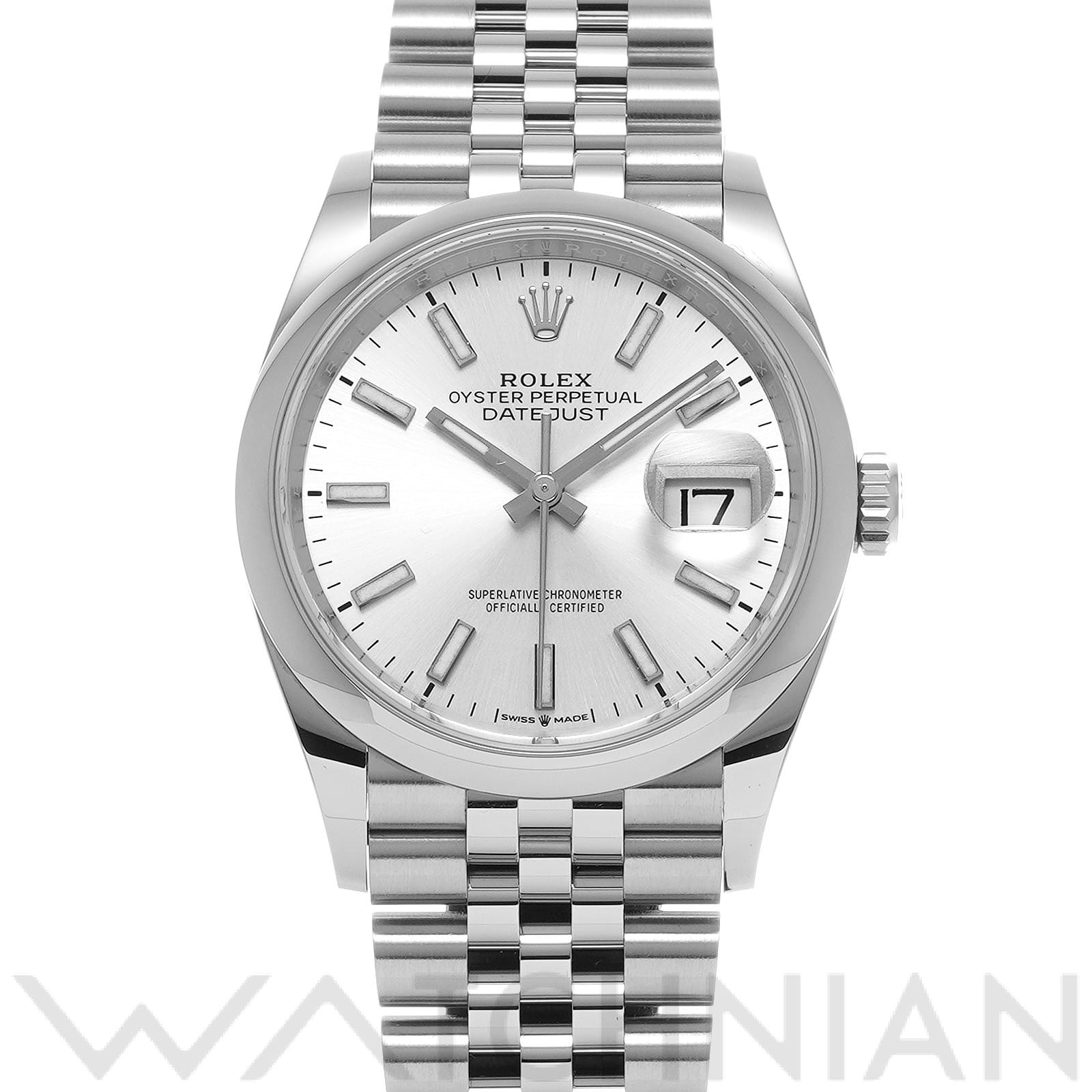 ロレックス デイトジャスト 36 126200 シルバー メンズ 時計 【未使用】【wristwatch】