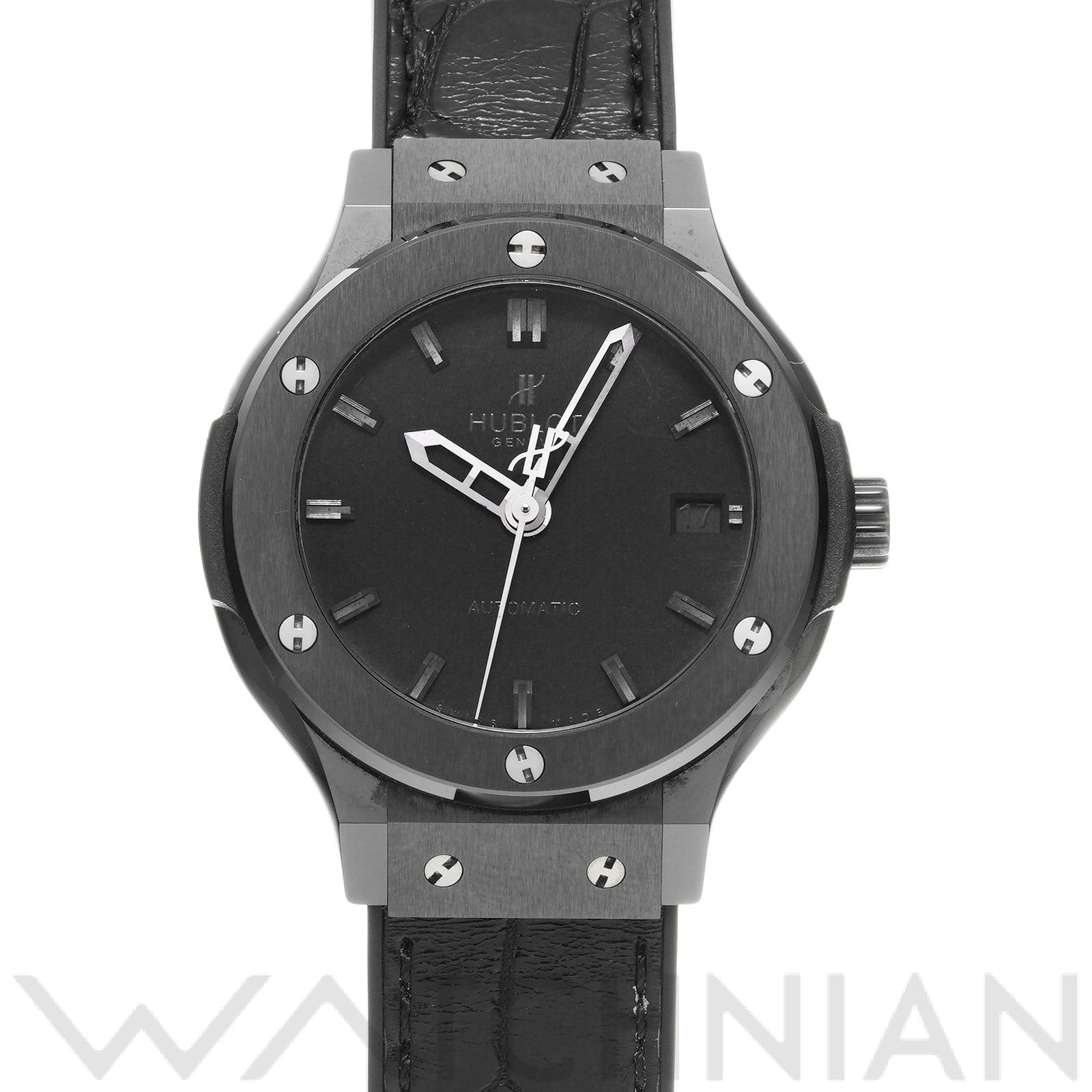 クラシックフュージョン オールブラック 565CM.1110.LR ブラック ウブロ HUBLOT ユニセックス 【中古】