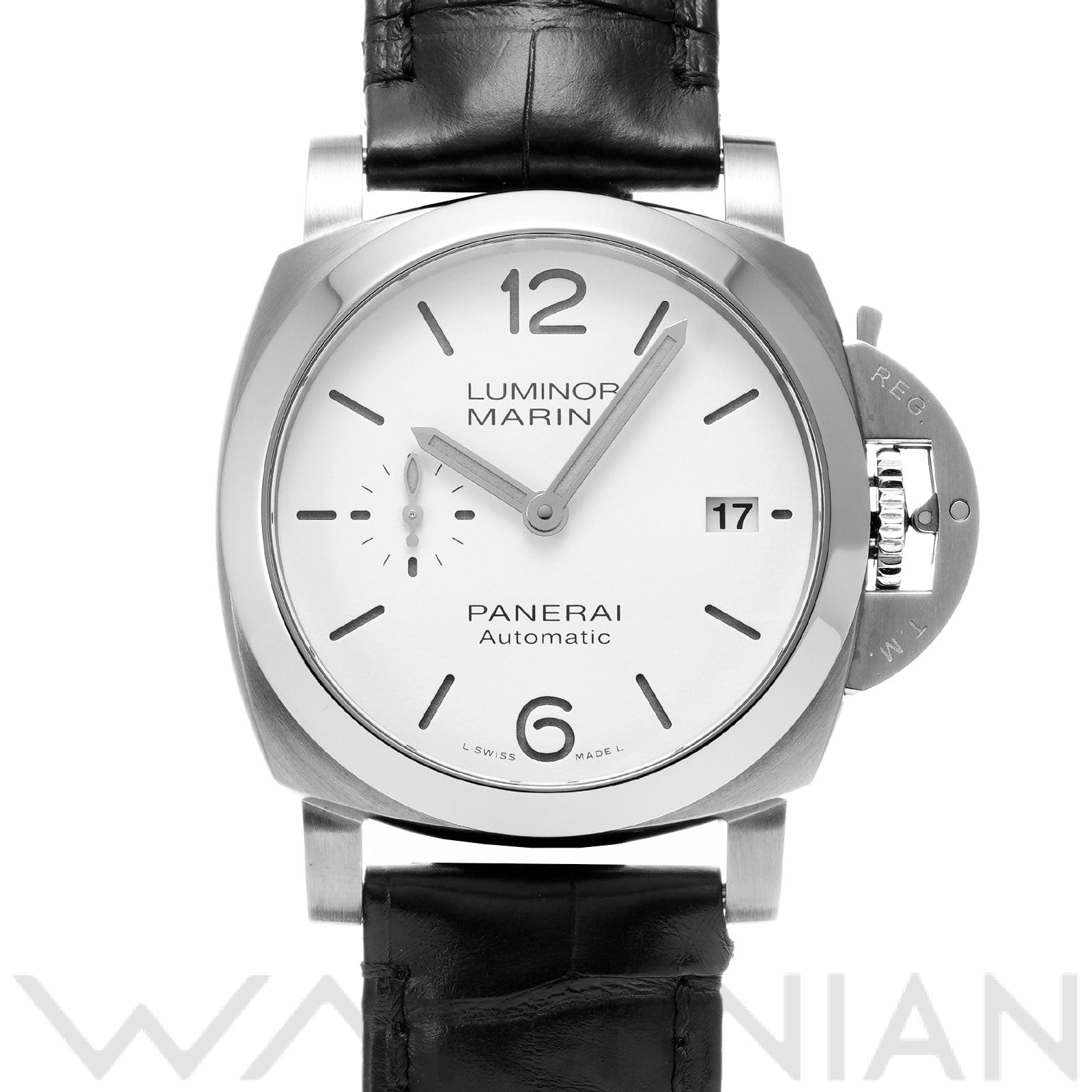 ルミノールマリーナ クアランタ PAM01271 X番(2021年製造) ホワイト パネライ OFFICINE PANERAI メンズ 【中古】