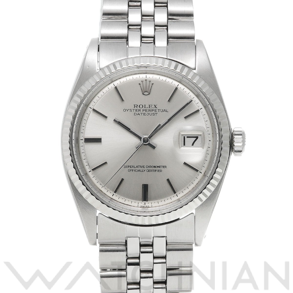 ロレックス デイトジャスト 36 1601 シルバー メンズ 時計 【中古】【wristwatch】