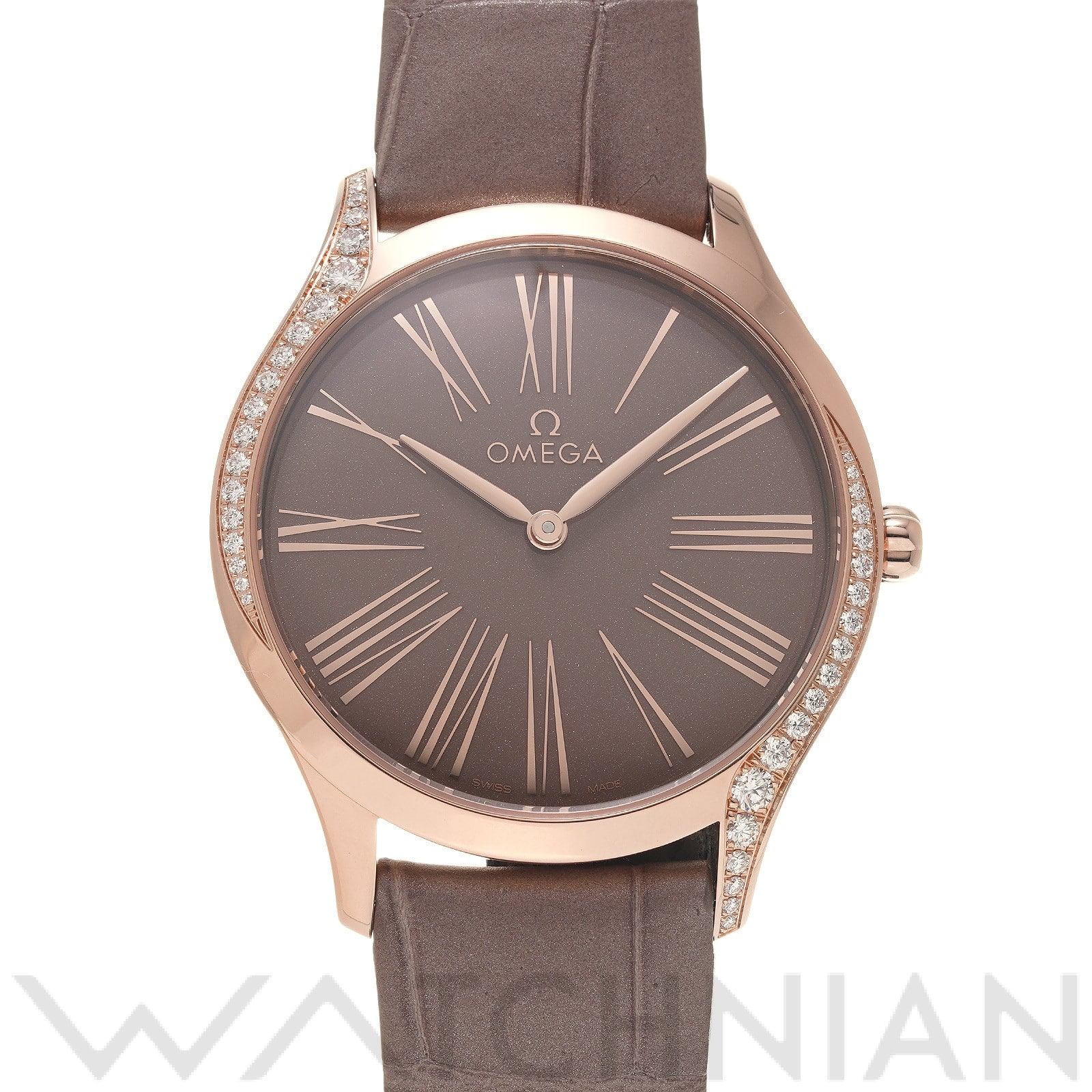 オメガ / OMEGA デ・ヴィル トレゾール クォーツ 428.58.36.60.13.001 ブラウン レディース 時計 【中古】【wristwatch】