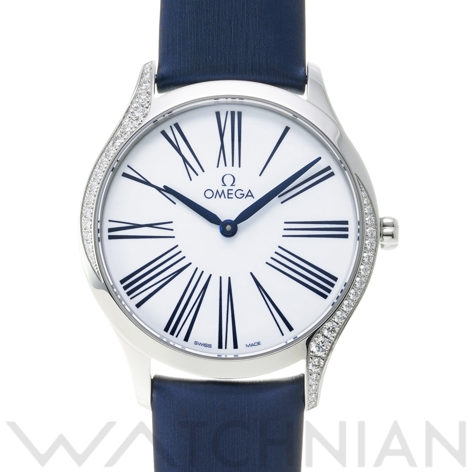 オメガ / OMEGA デ・ヴィル トレゾア クォーツ 428.17.36.60.04.001 ホワイト レディース 時計 【中古】【wristwatch】