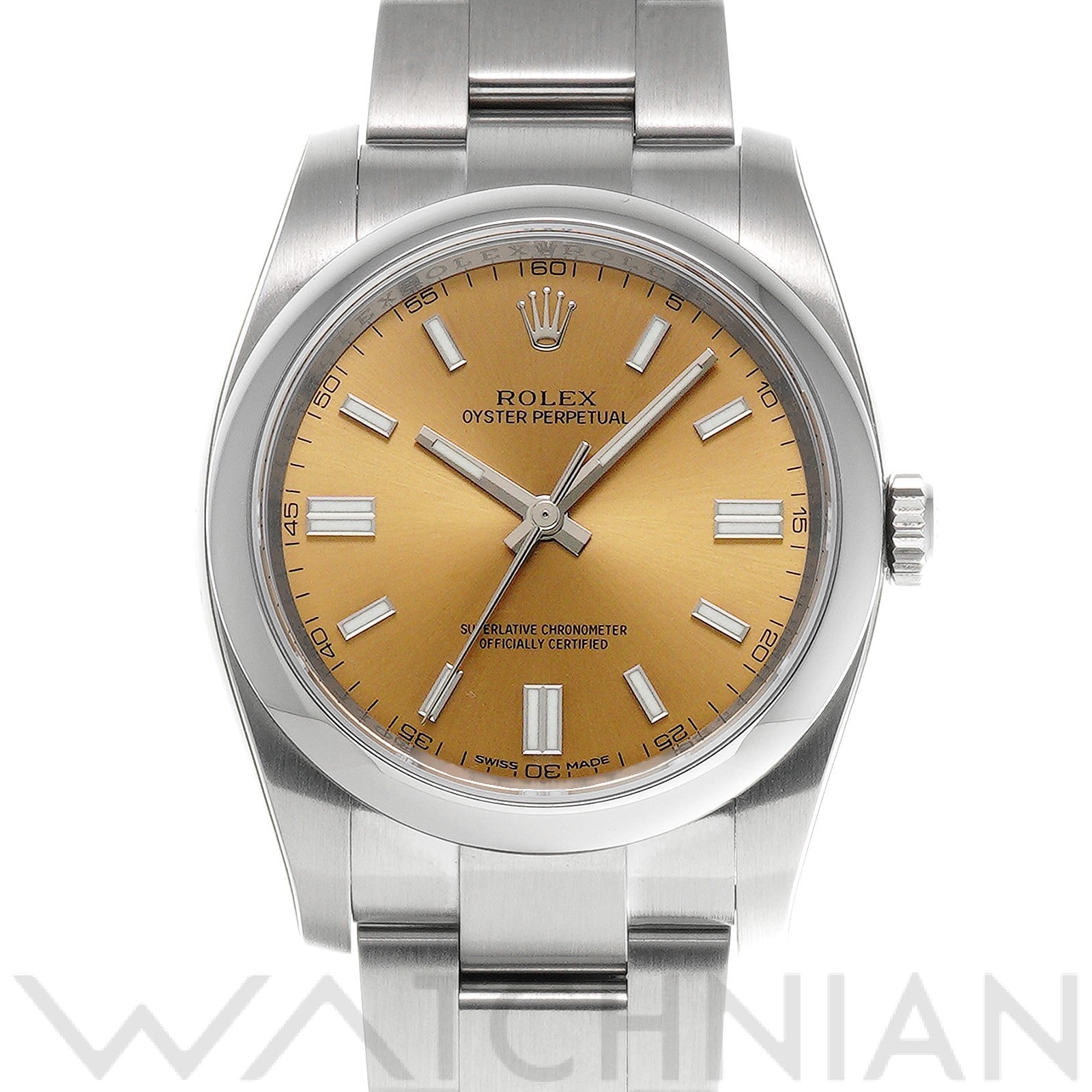 ロレックス オイスターパーペチュアル 36 116000 ホワイトグレープ メンズ 時計 【中古】【wristwatch】