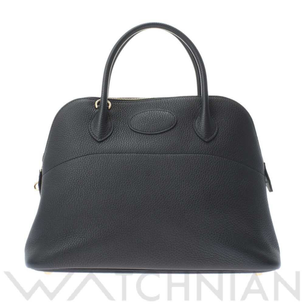 ボリード 31 2WAY 黒/ゴールド金具 トリヨンクレマンス HERMES エルメス レディース 【中古】